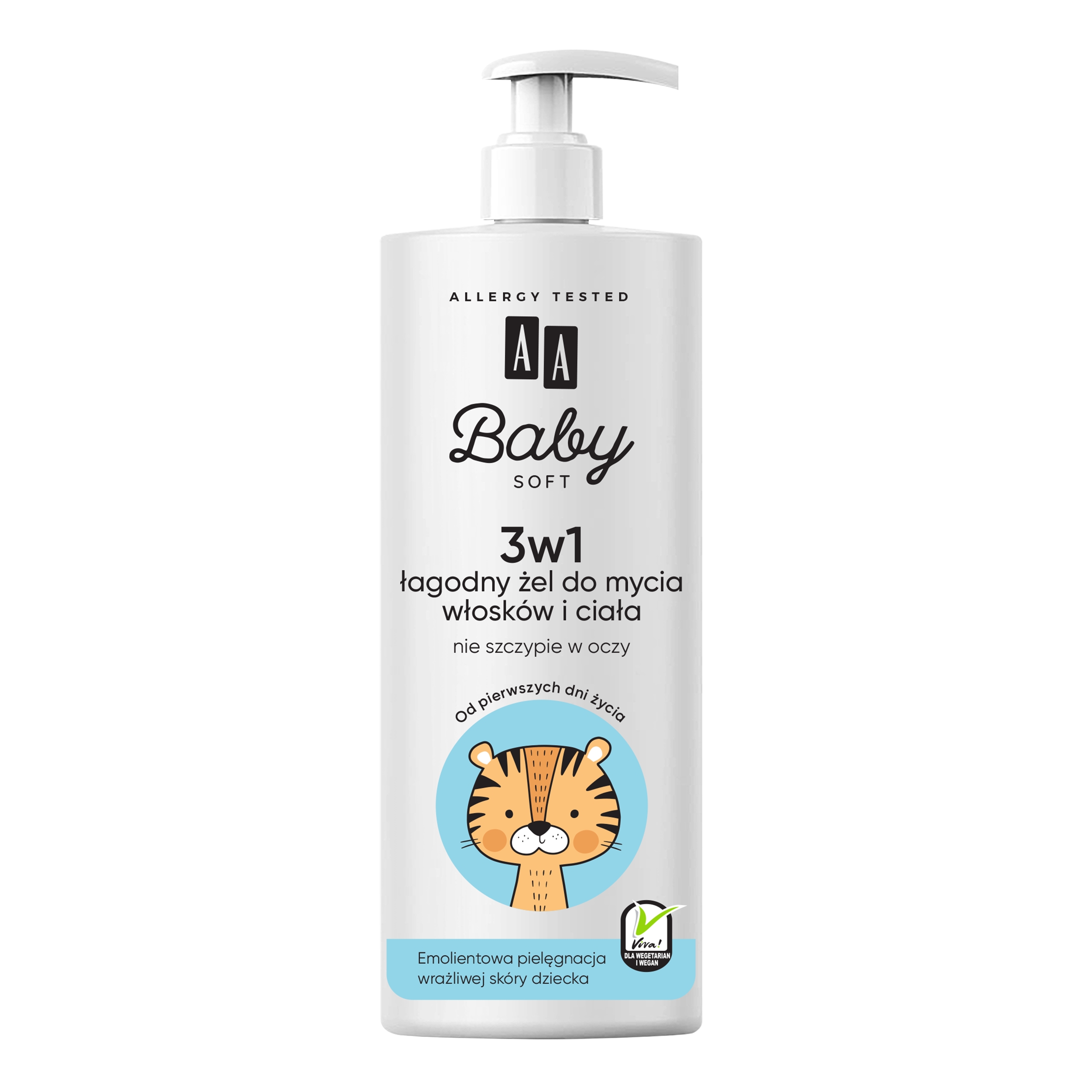 

Aa Baby Soft 3w1 Żel do mycia włosów i ciała