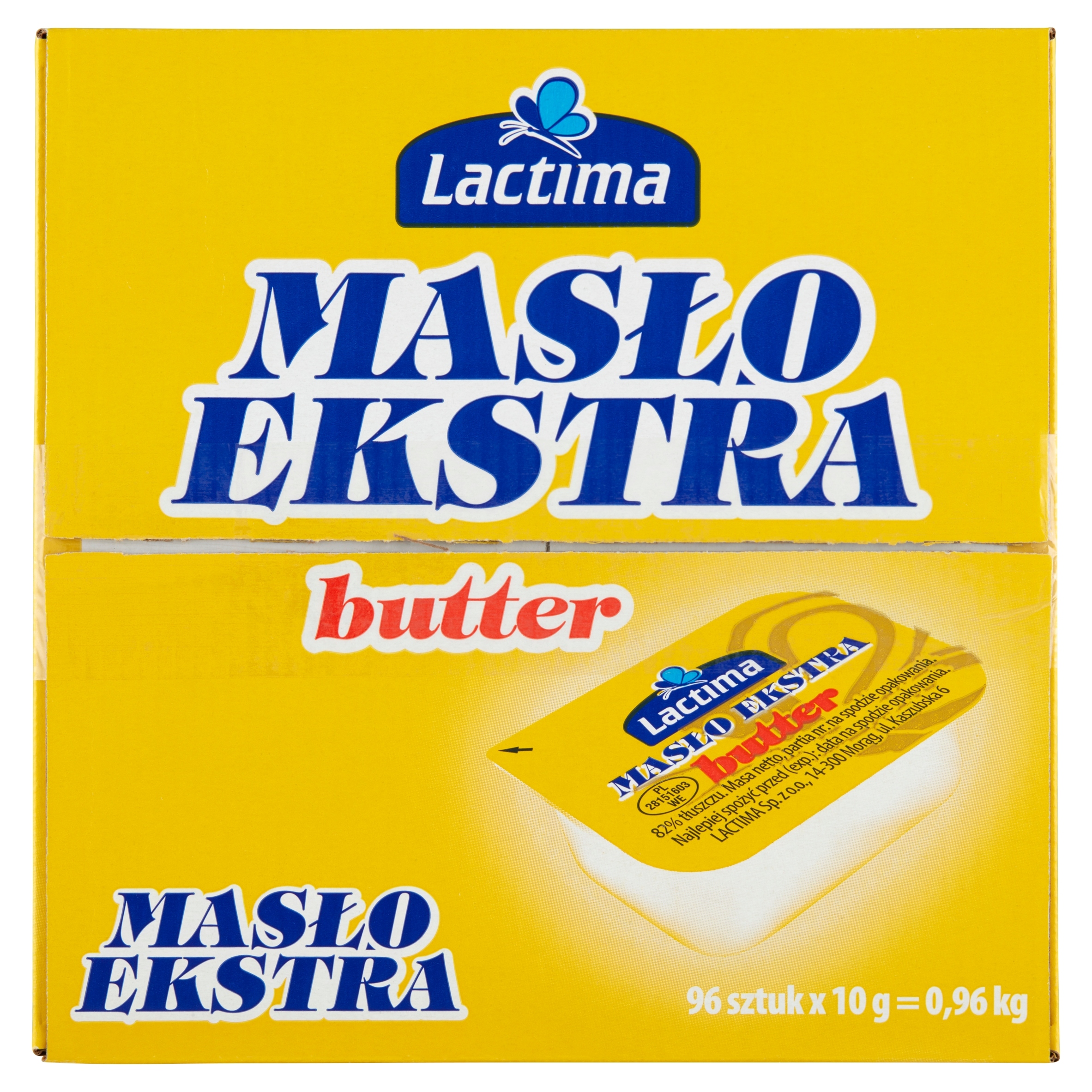 Tradiční máslo Lactima 96x10 g