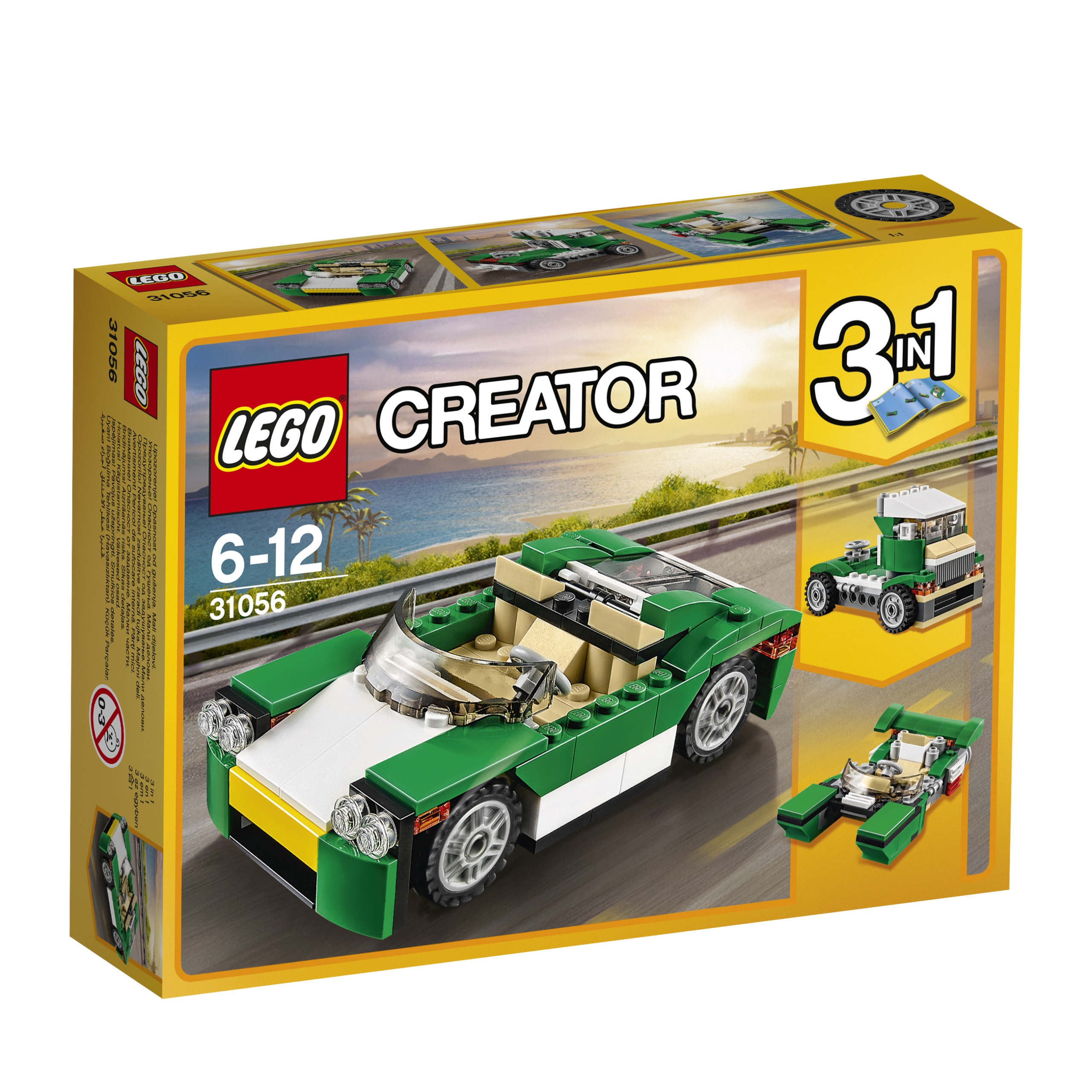 Lego 31056 Creator 3v1 Zelený křižník Nové stavebnice Ideální jako dárek
