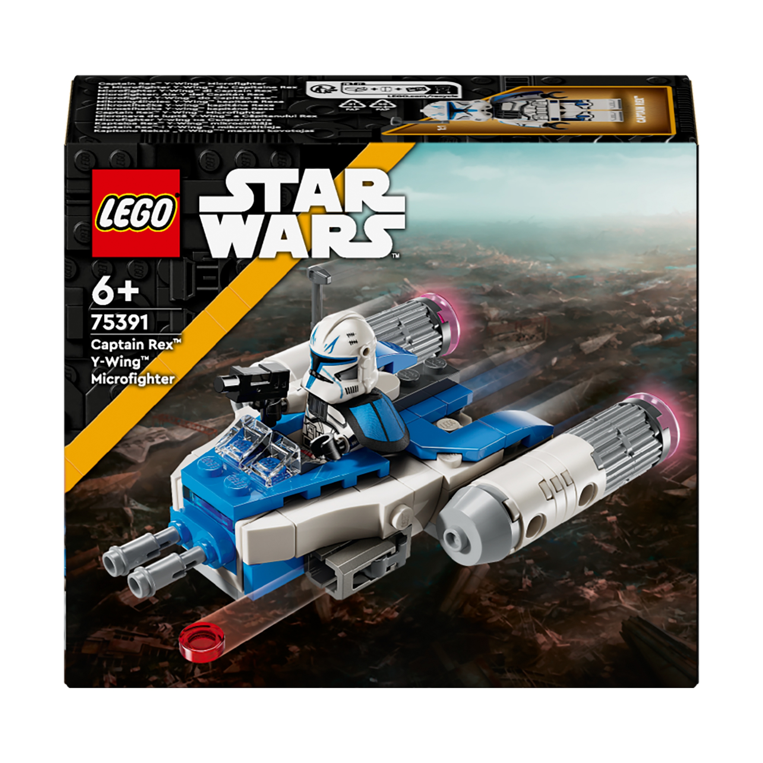 LEGO STAR WARS 75391 MIKROMYŚLIWIEC Y-WING KAPITANA REXA Liczba elementów 99 szt.