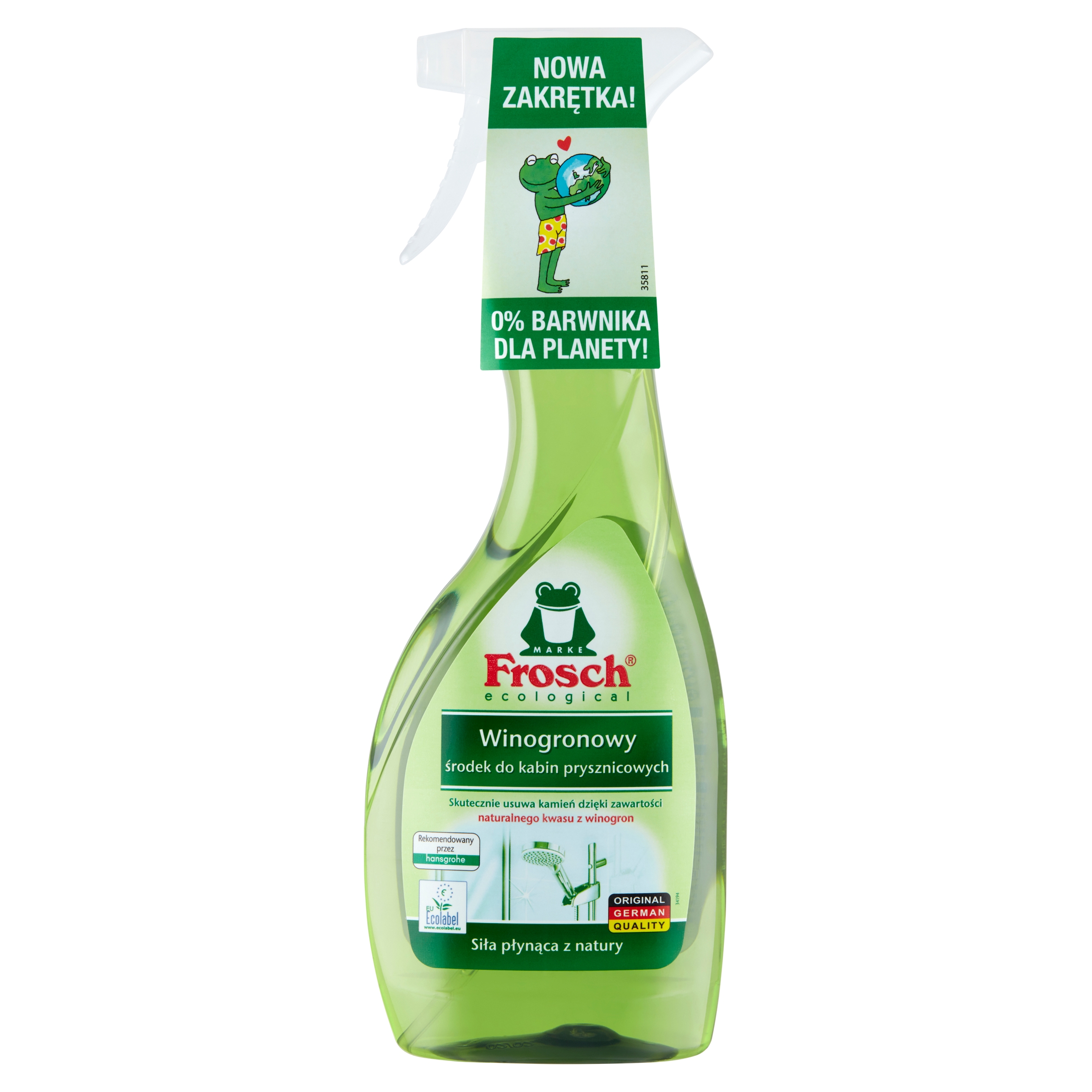 

Frosch spray do czyszczenia kabin 500ml Winogrona
