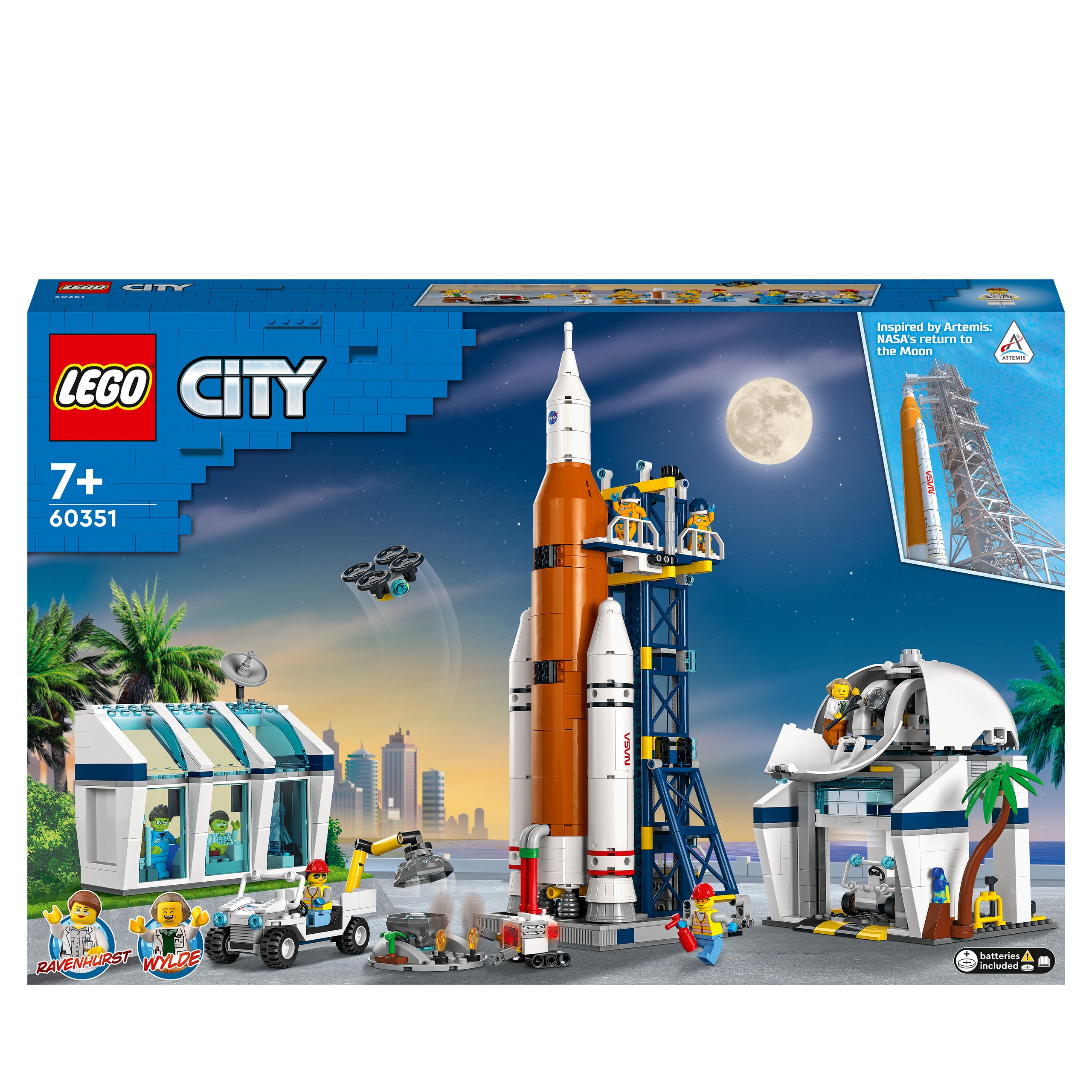 Lego 60351 City Start rakety z kosmodromu