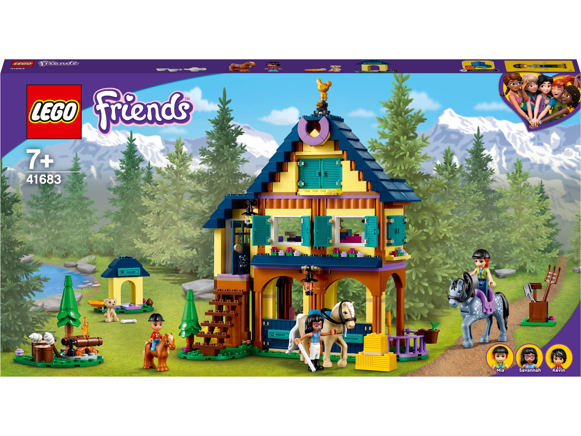 

Lego Friends Leśne centrum jeździeckie 41683