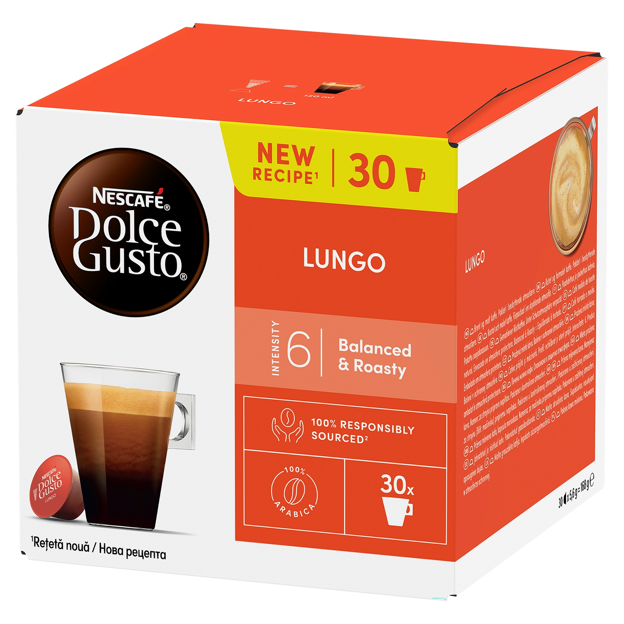Капсулы Nescafe Dolce Gusto LUNGO 30 шт.