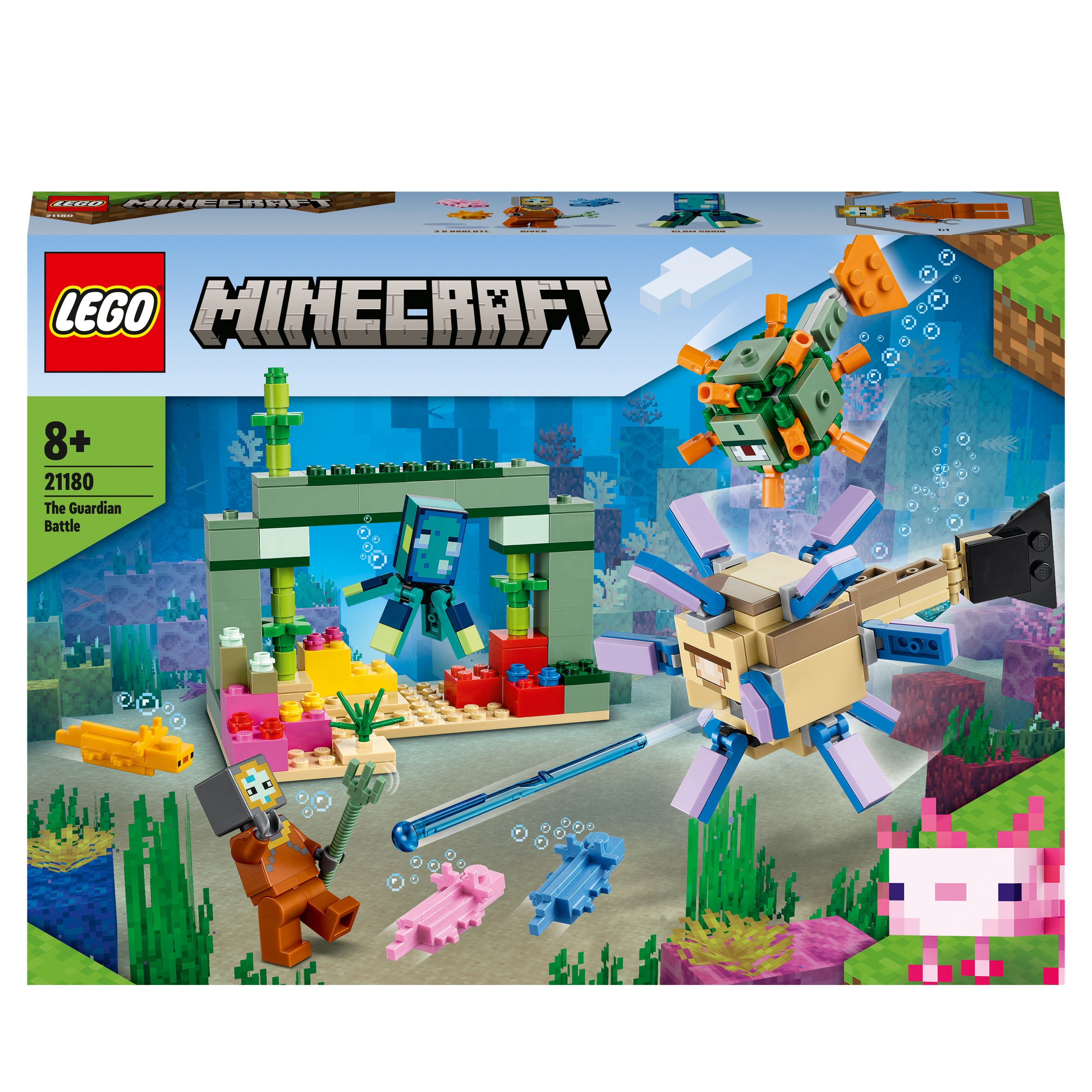 Lego Minecraft 21180 Walka ze strażnikami