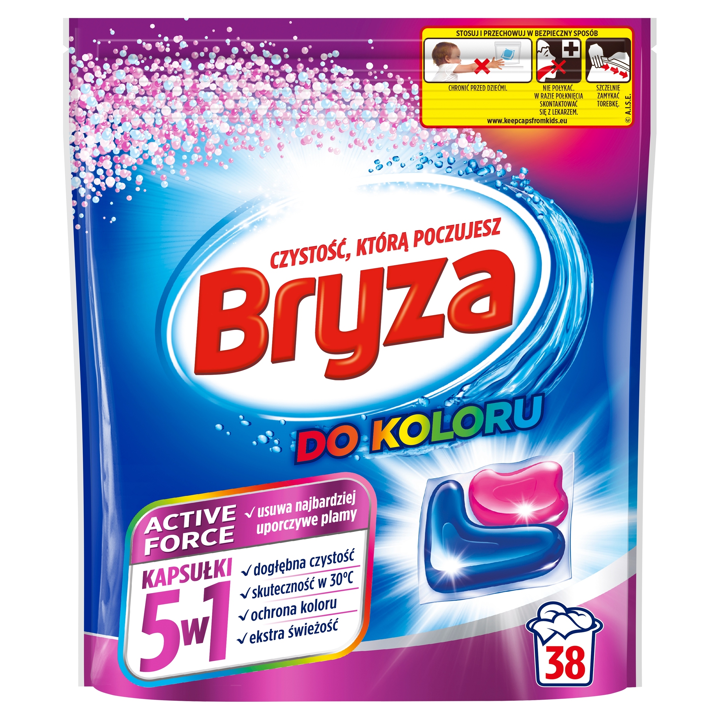

Bryza 5w1 Kapsułki do Koloru 38 uporczywe plamy