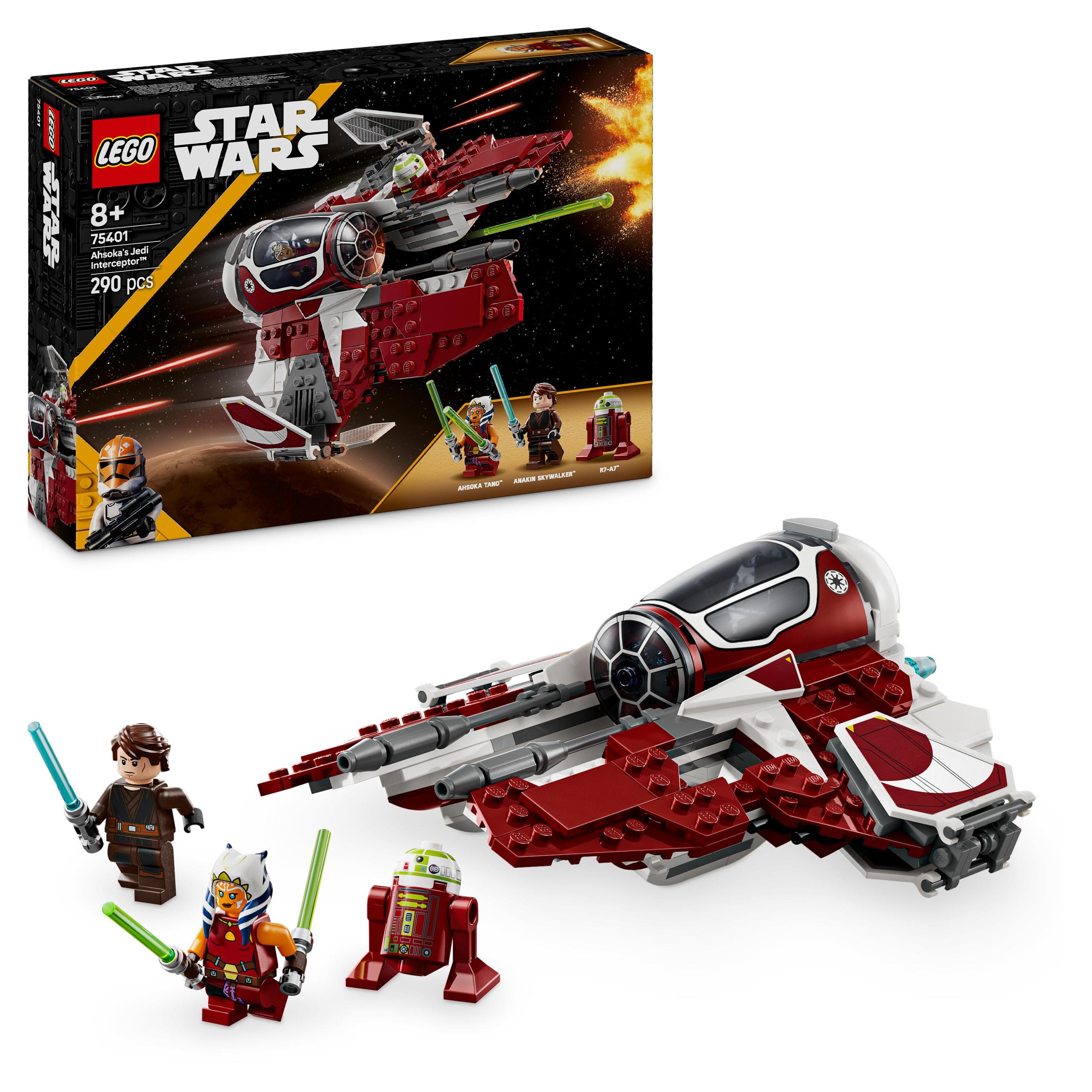 Klocki LEGO Star Wars 75401 Interceptor Jedi Ahsoki zestaw 8+ 290 elementów