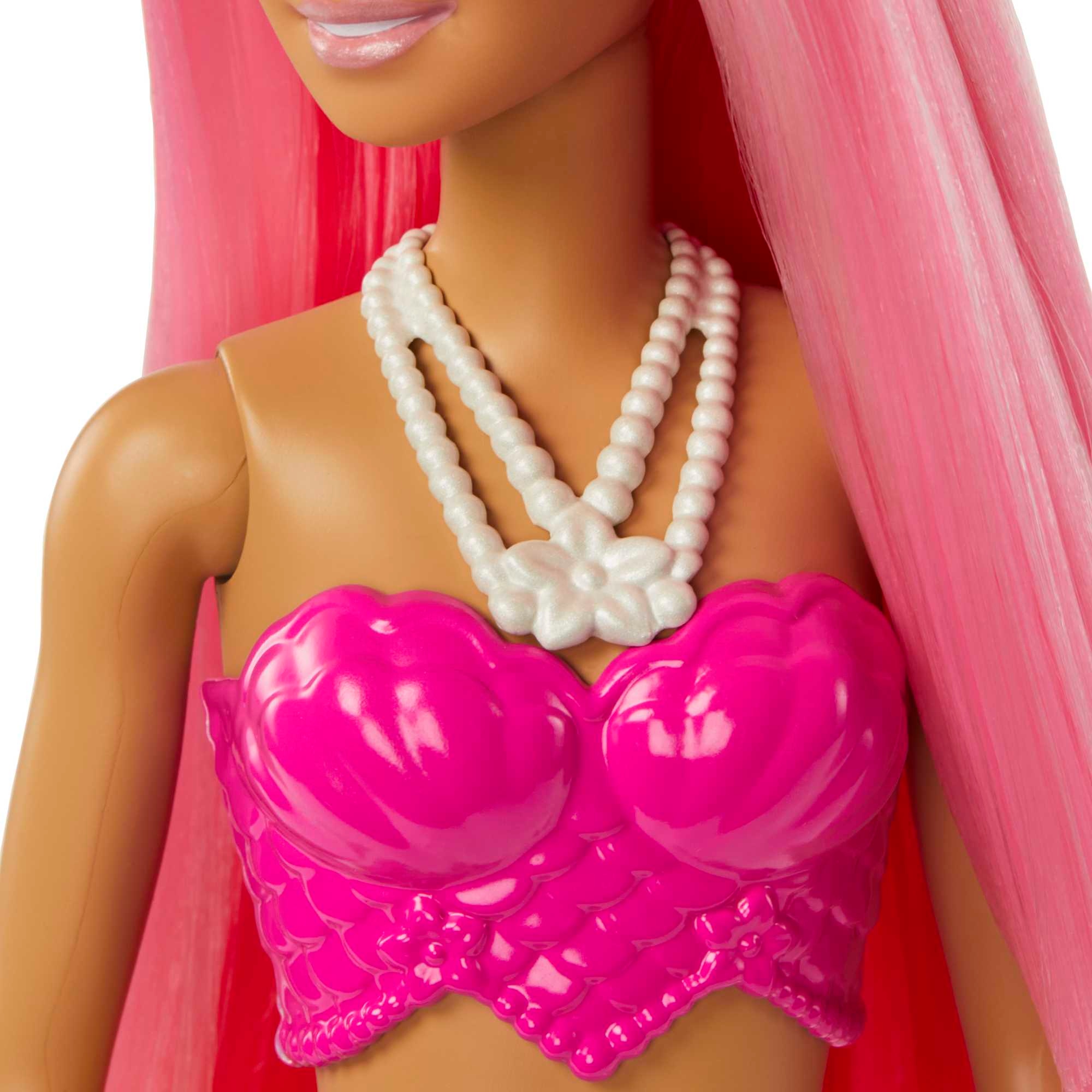 BARBIE DREAMTOPIA LALKA SYRENKA RUCHOMY OGON PERŁOWA TIARA HGR11 Wiek dziecka 3 lata +
