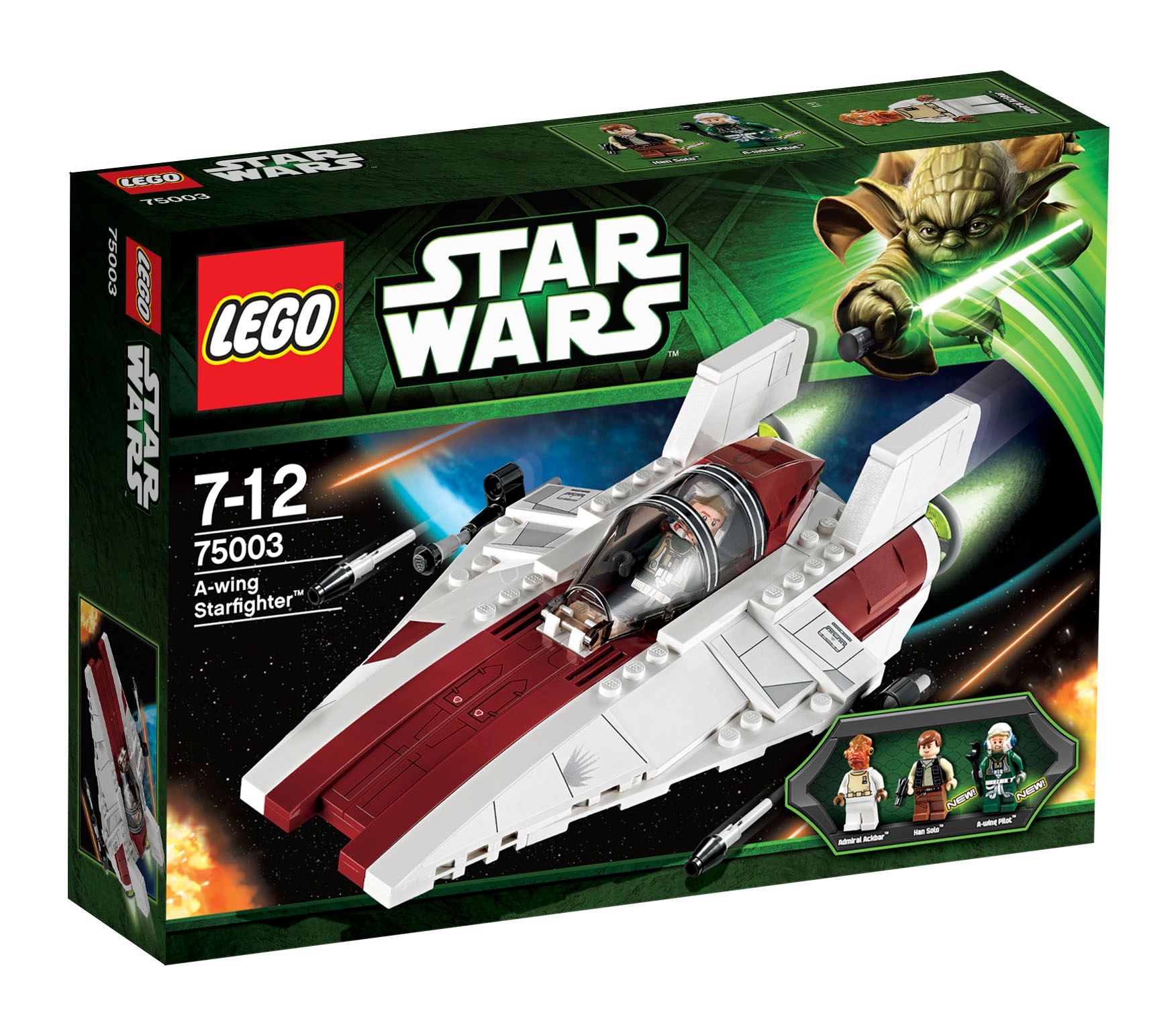 Lego Star Wars 75003 A-wing Starfighter Stíhačka A-Wing a figurky