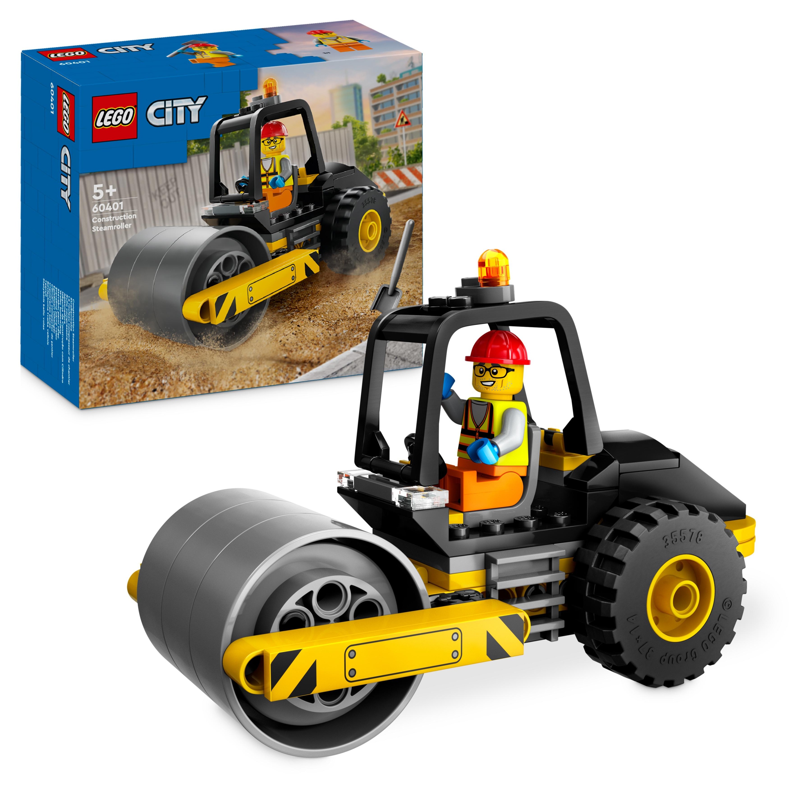 KLOCKI LEGO CITY WALEC BUDOWLANY BUDOWA PREZENT DLA 5,6,7 LATKA