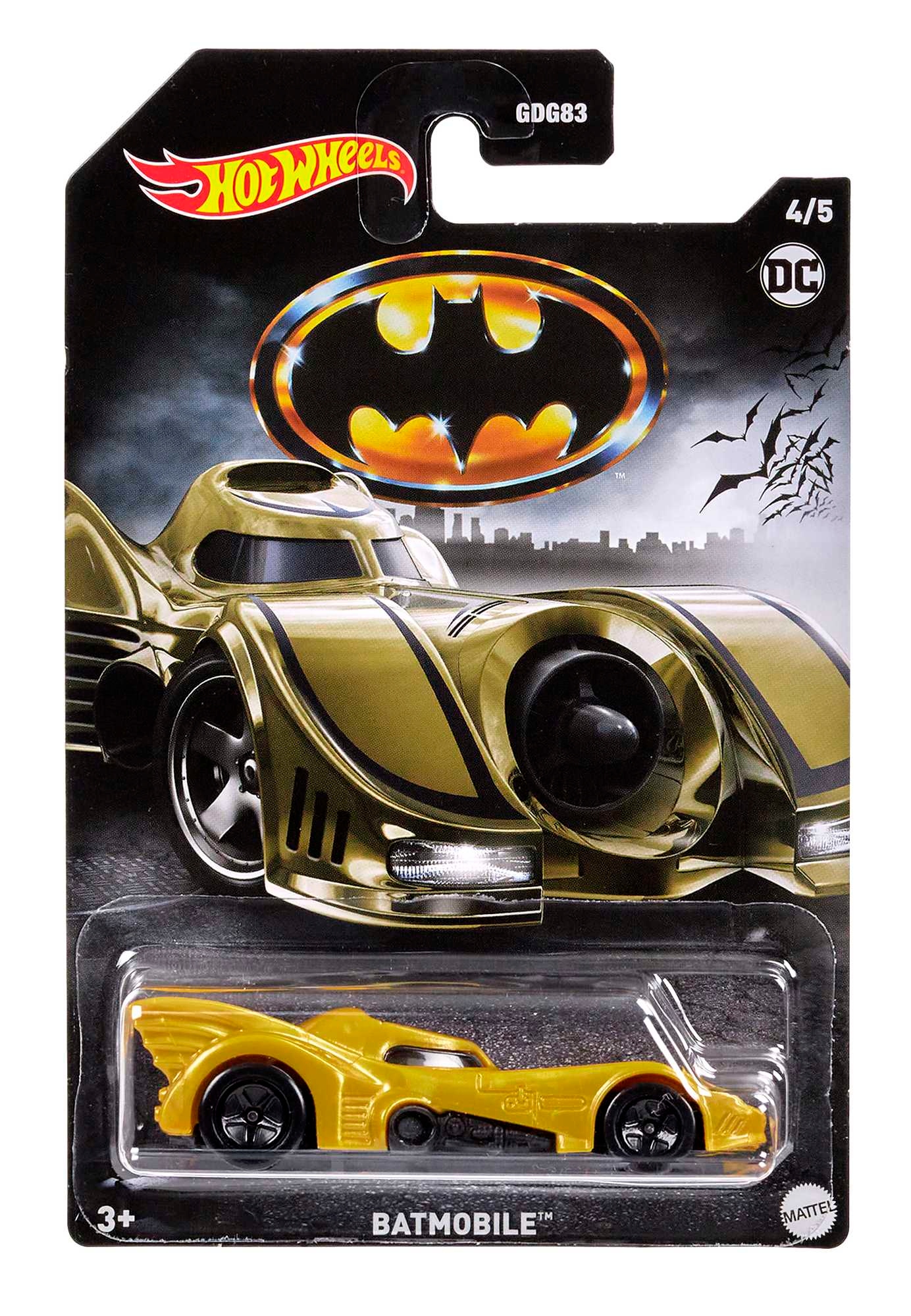 HOT WHEELS BATMAN TV SERII BATMOBILE HLK44 Materiał metal plastik