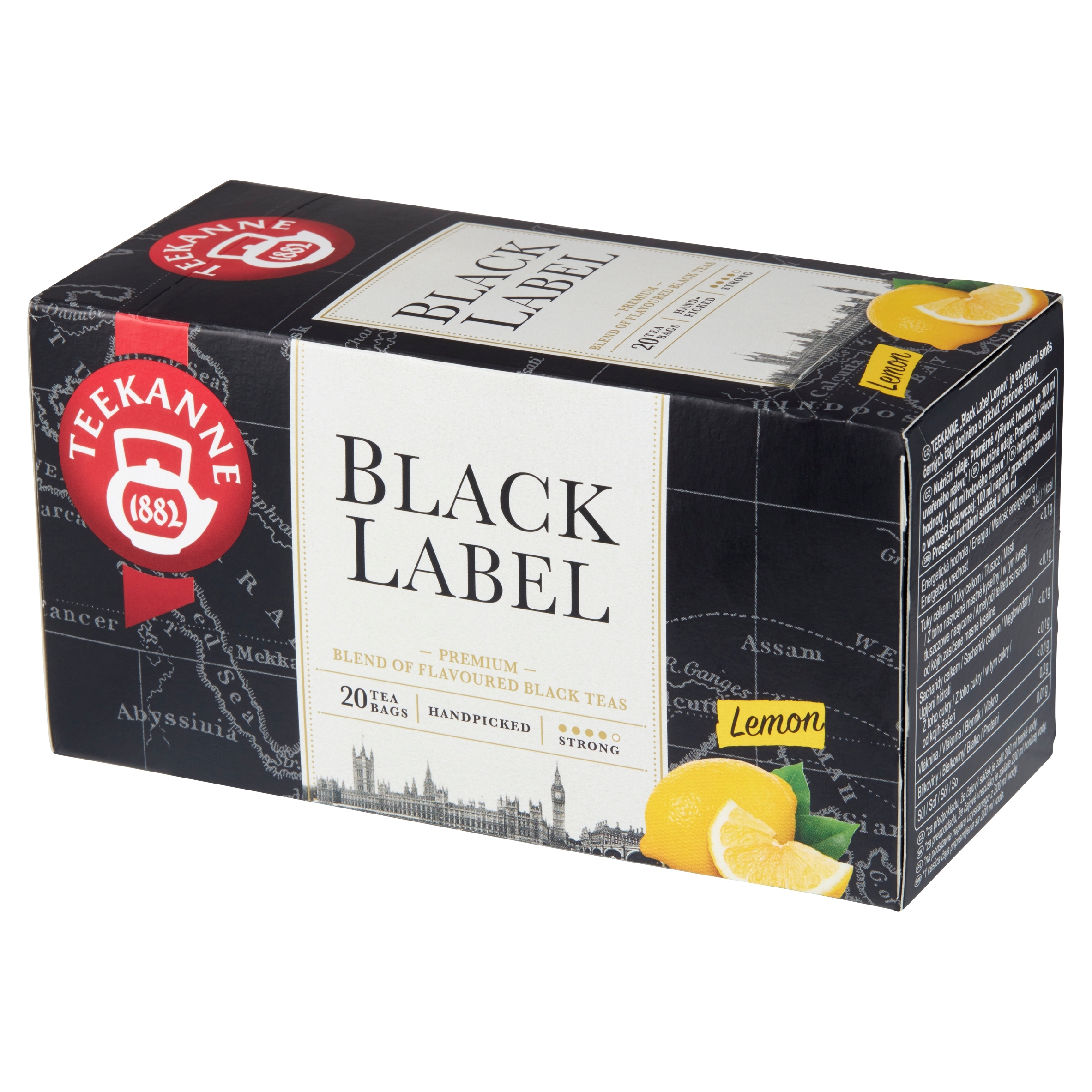 8x Teekanne Black Label Citron 20 sáčků