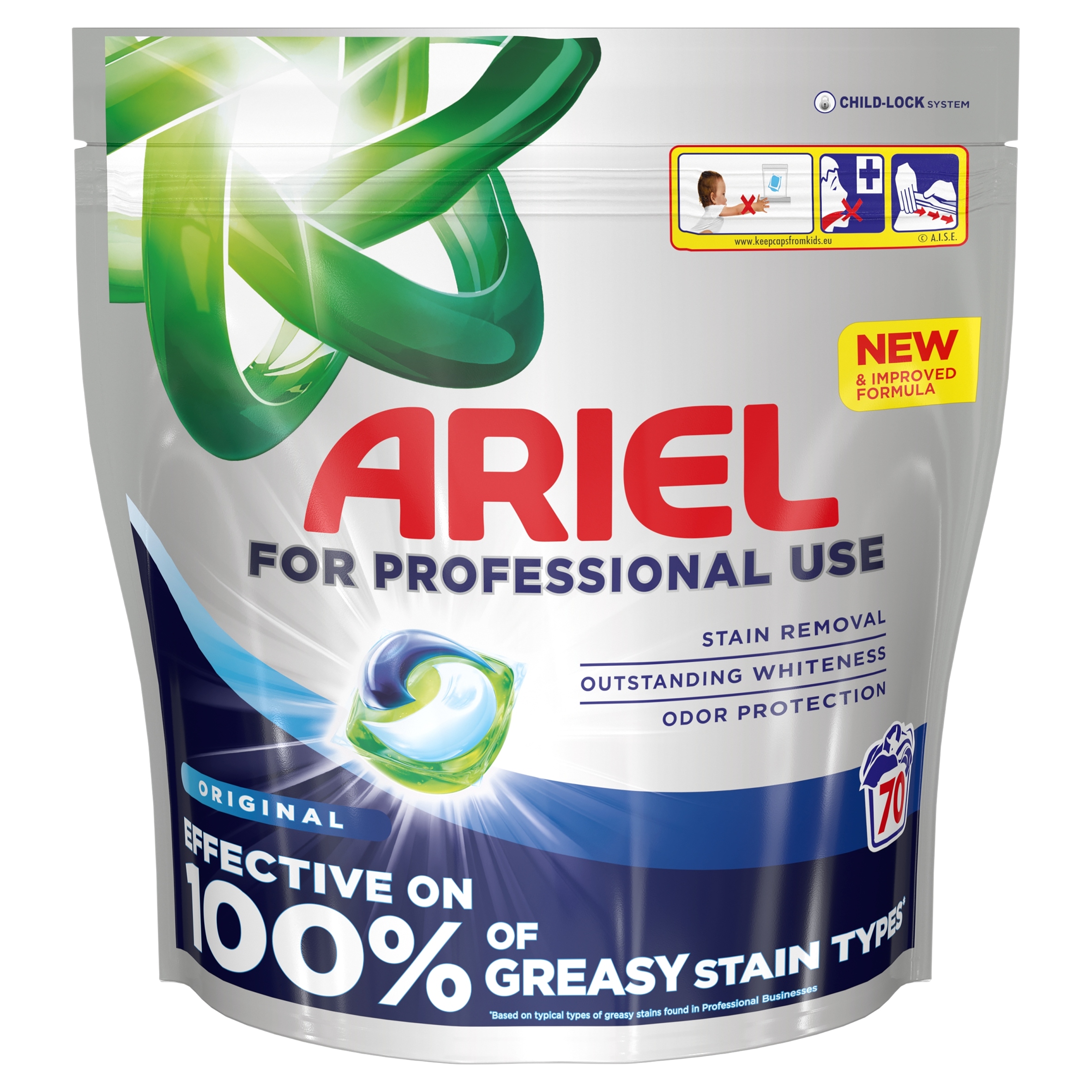 Levně Ariel Professional Kapsle na praní All-in-1 Pods Original 70 praní
