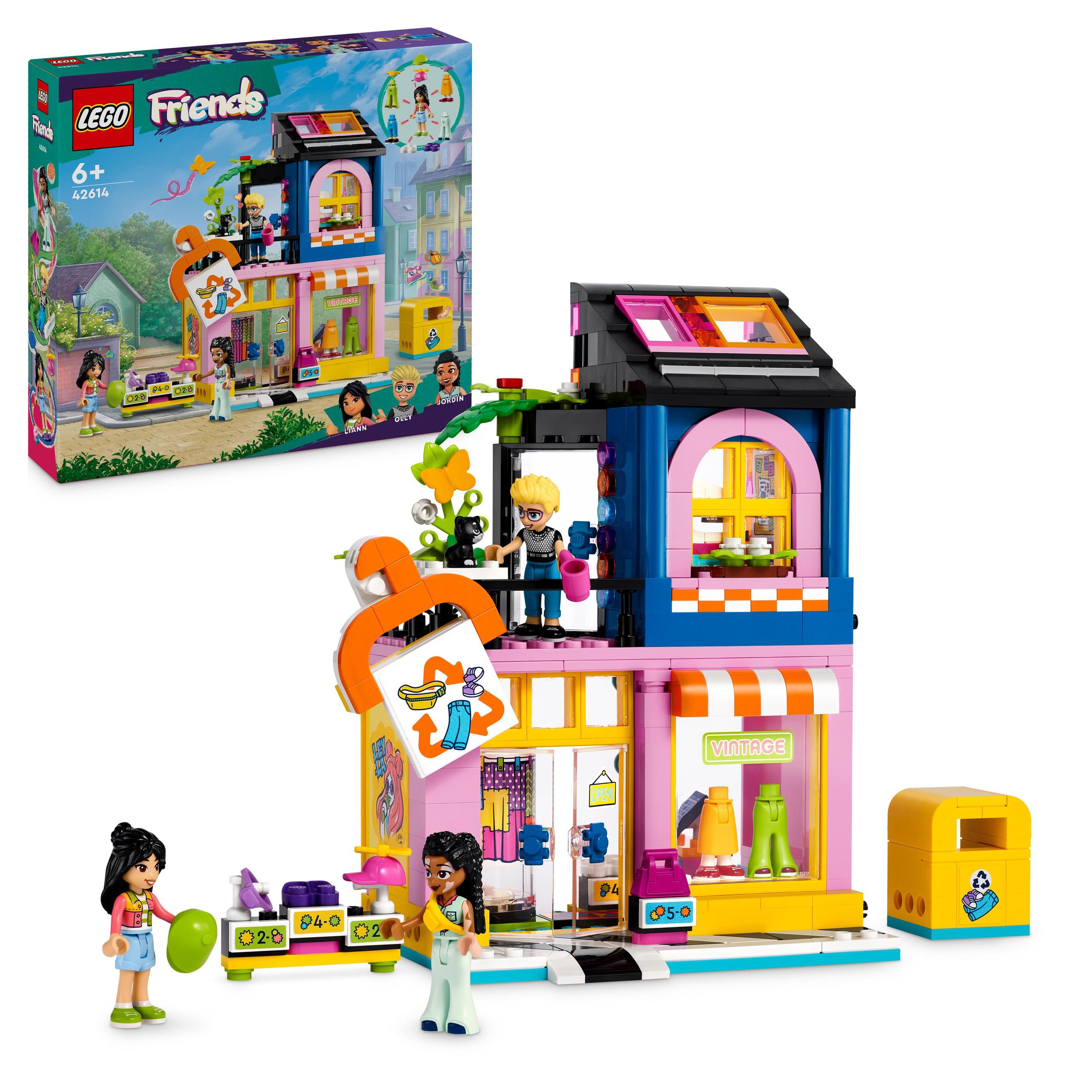 Lego Friends 42614 Obchod s použitým oblečením a stavebnice
