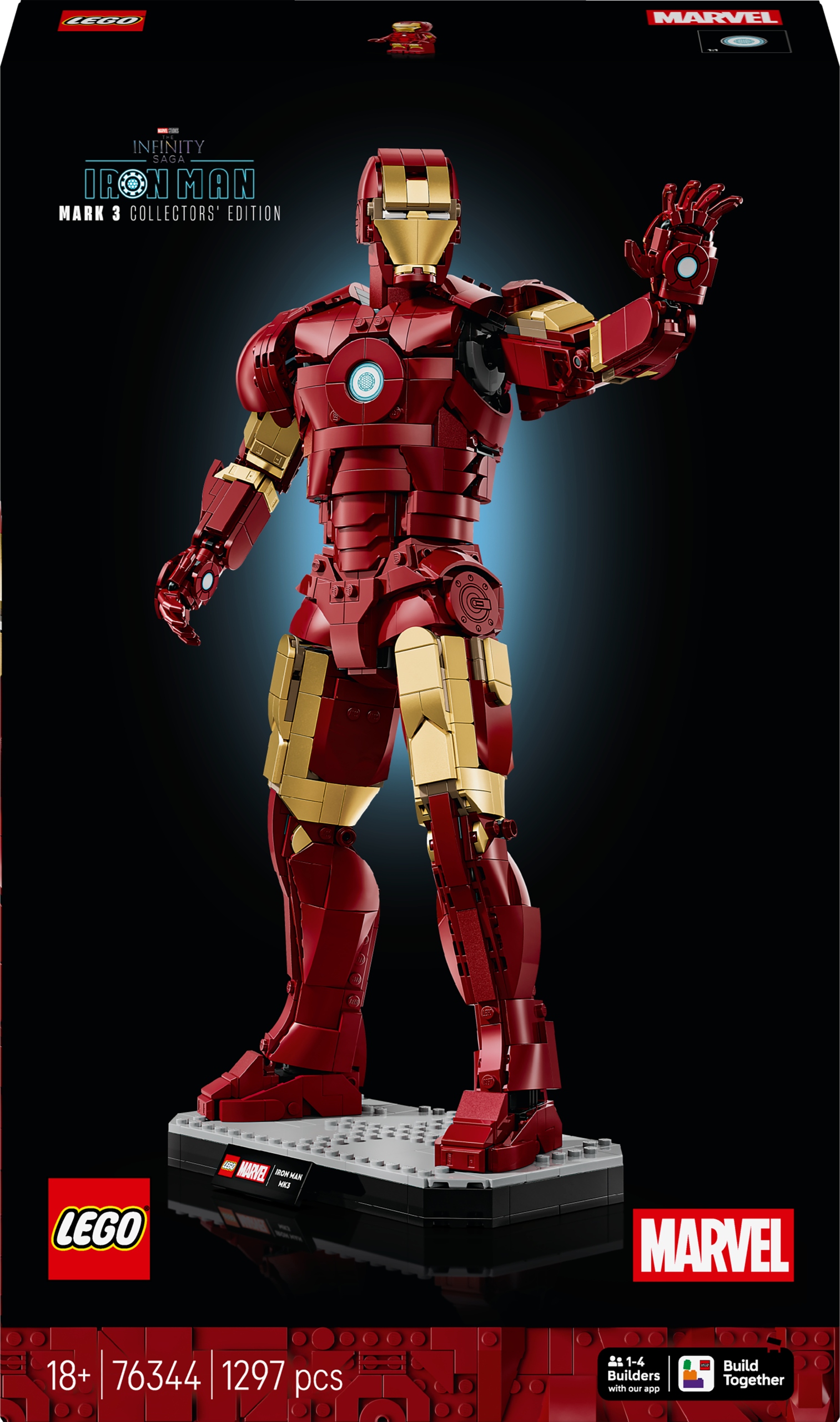 Sada Lego 76344 Marvel Heroes Iron Man Mark 3 sběratelská edice