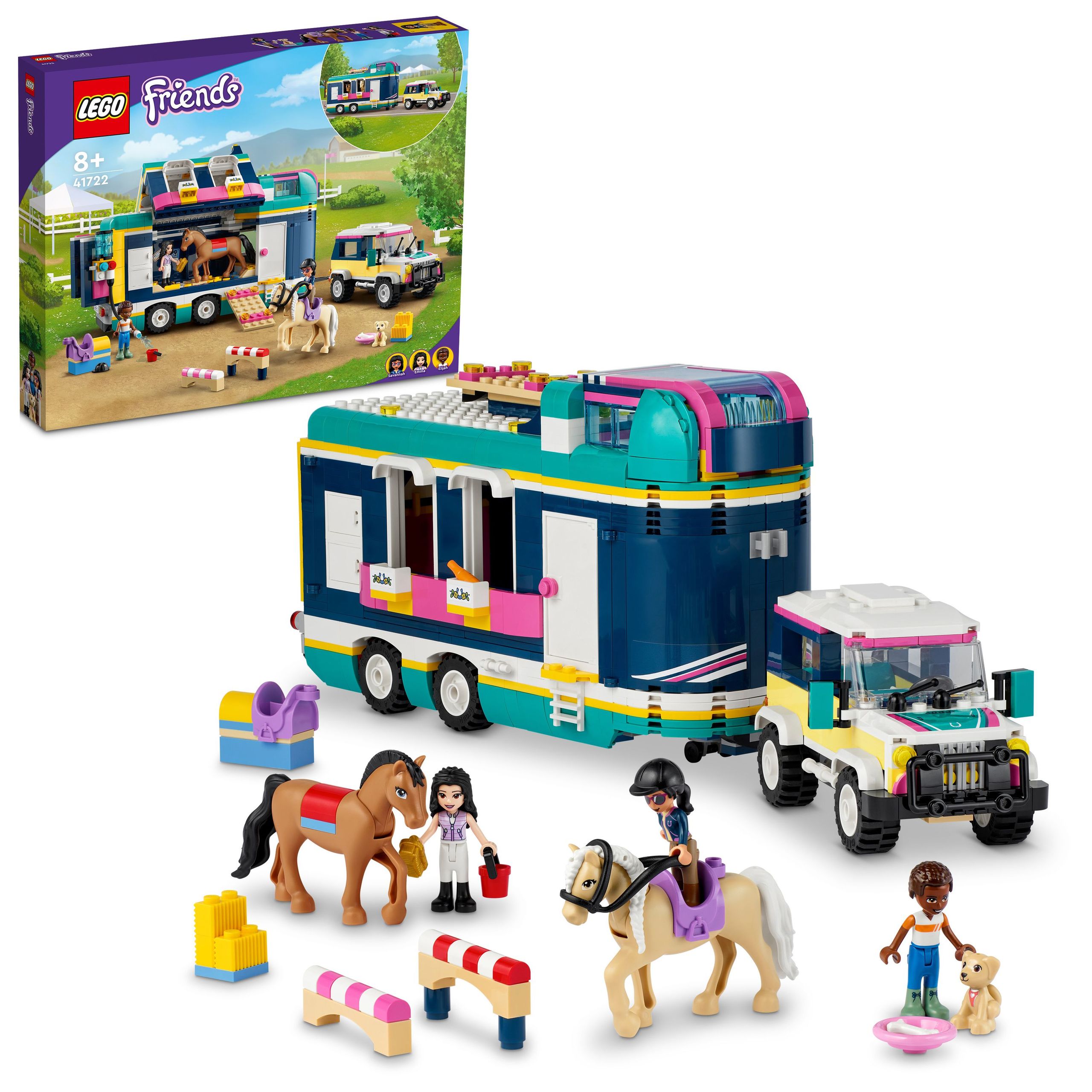 Lego Friends 41722 Przyczepa na wystawę koni