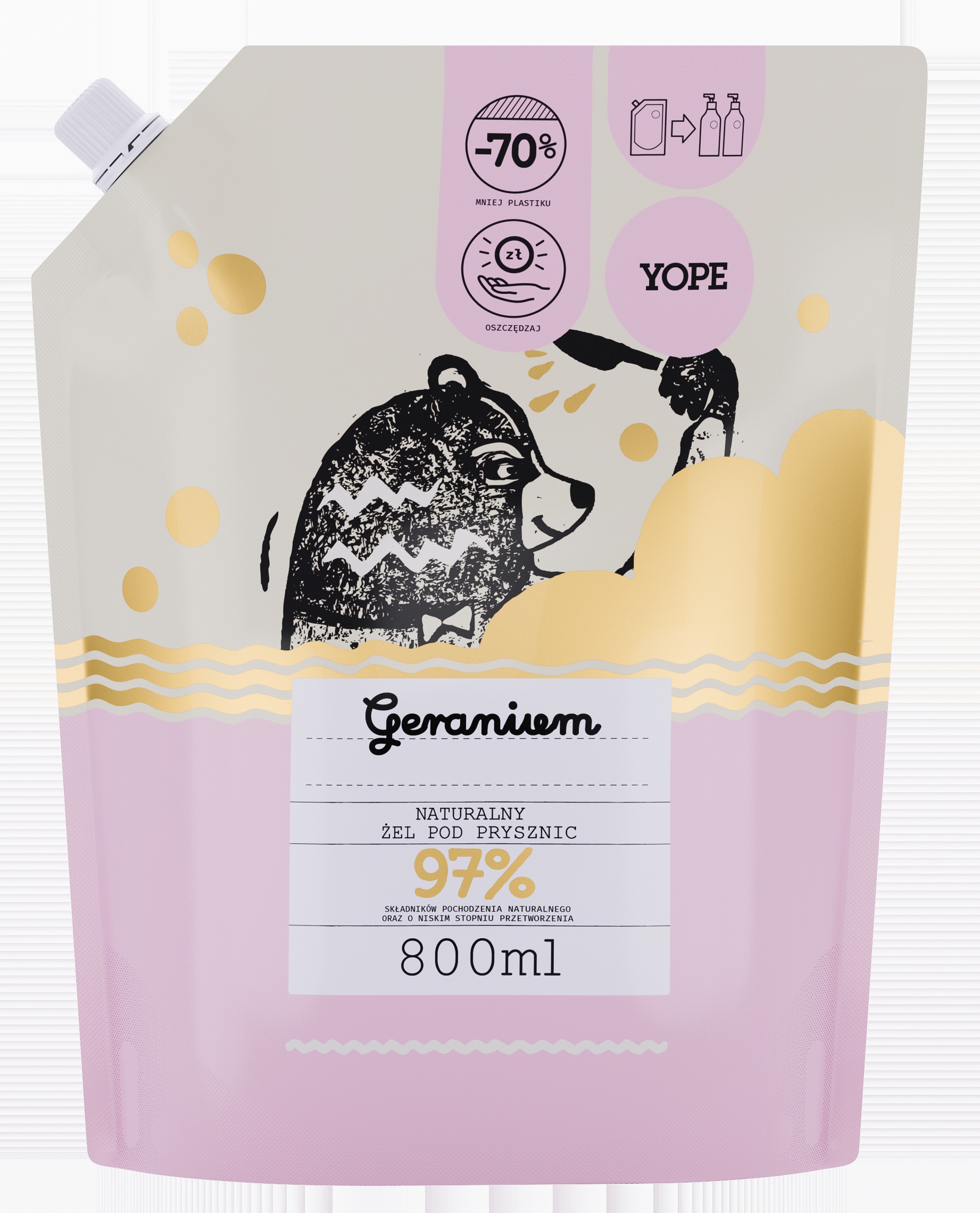

Yope refill Żel Geranium 800 ml uzupełnienie