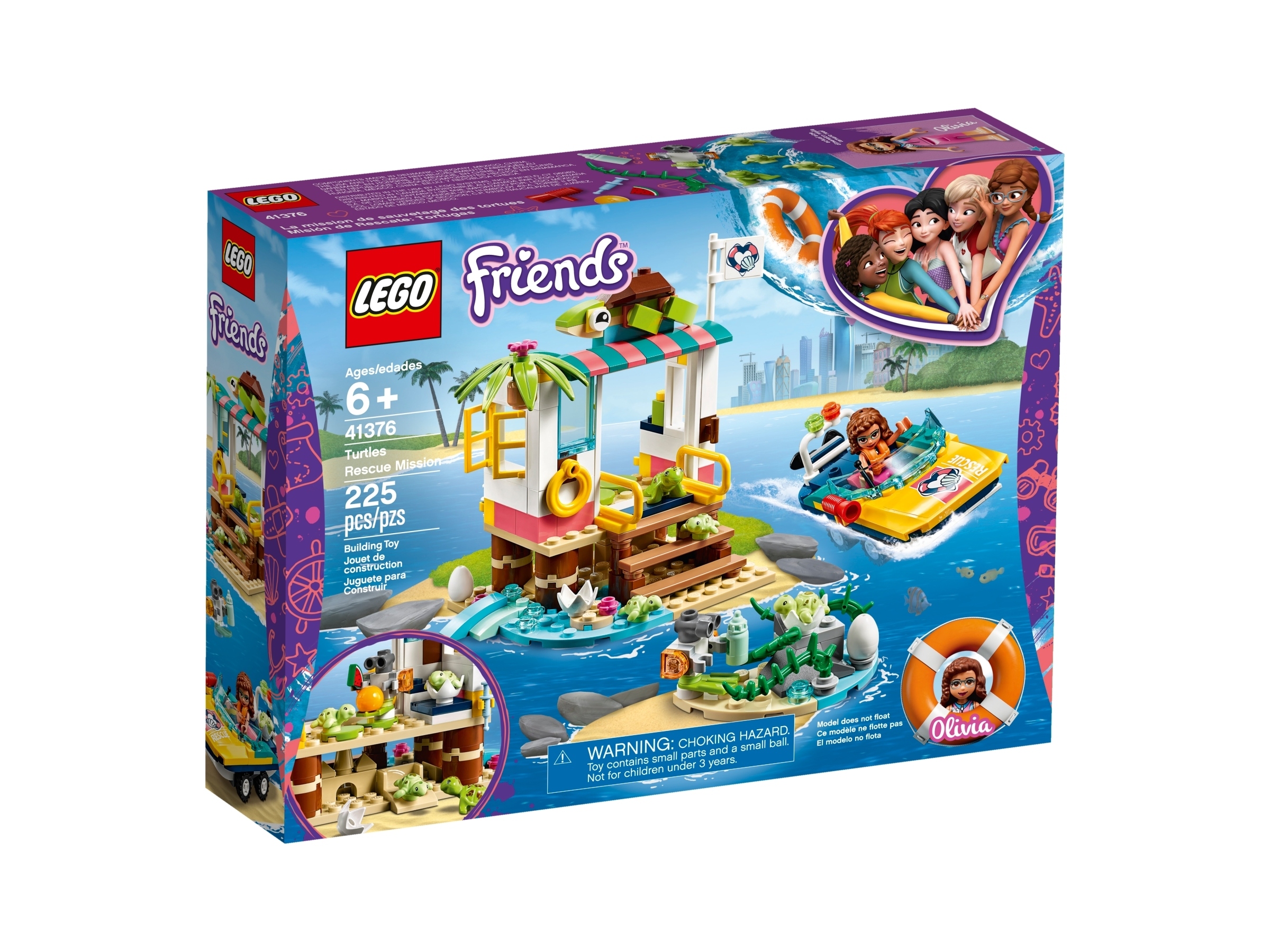 Lego Friends 41376 Na ratunek żółwiom