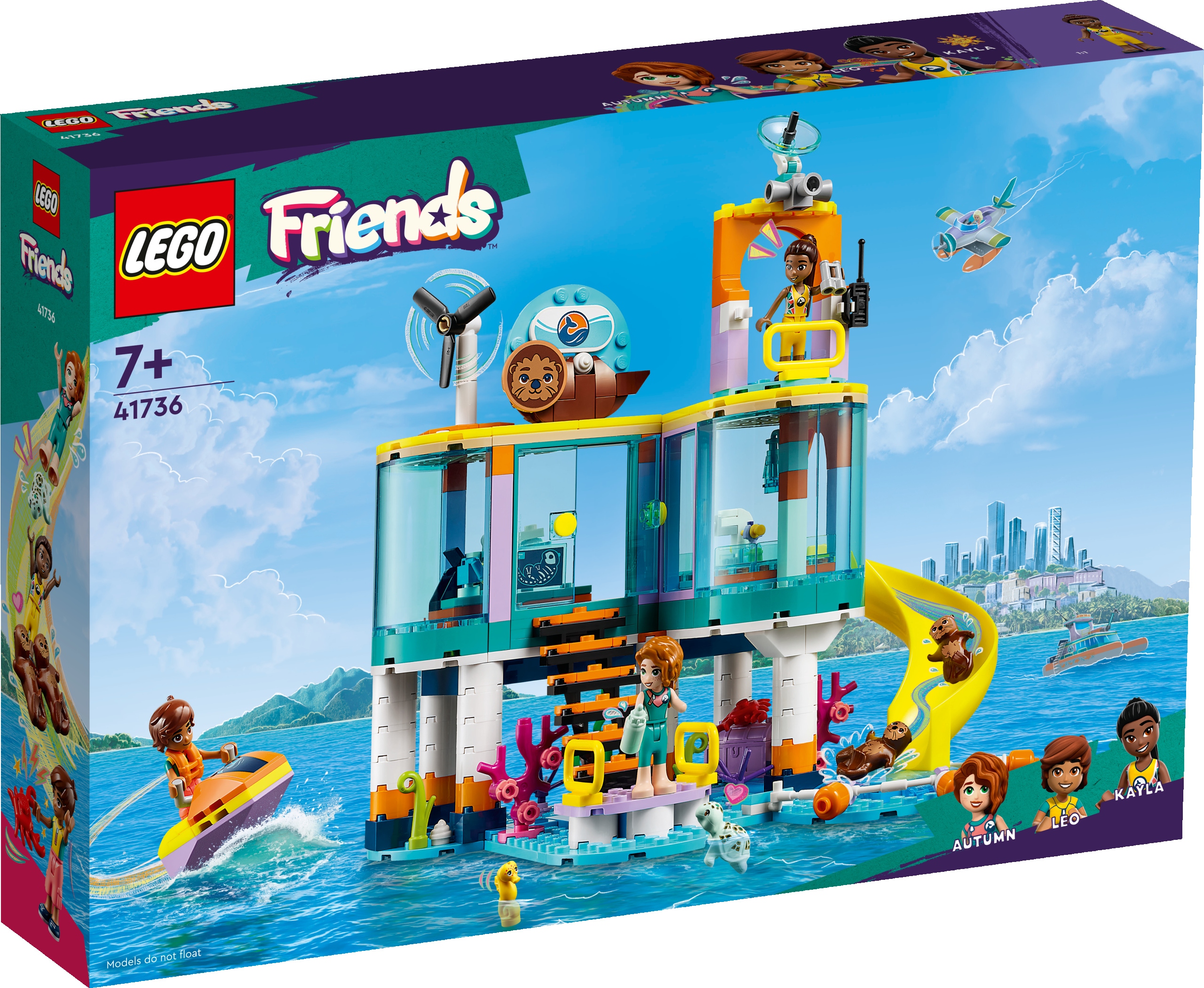 LEGO FRIENDS 41736 MORSKIE CENTRUM RATUNKOWE ZESTAW 7+ Marka LEGO