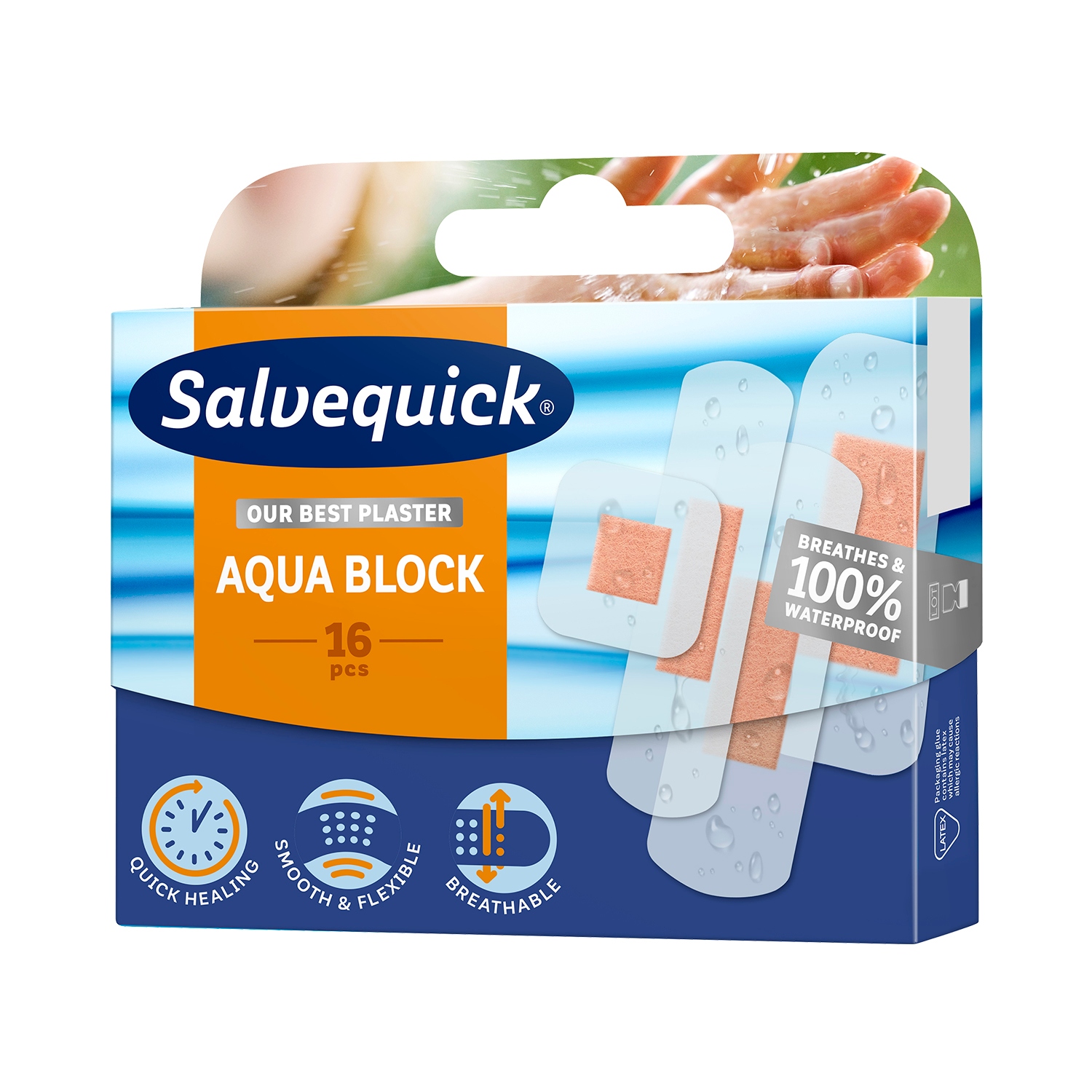 

Salvequick Aqua Block Plastry Wodoodporne 16