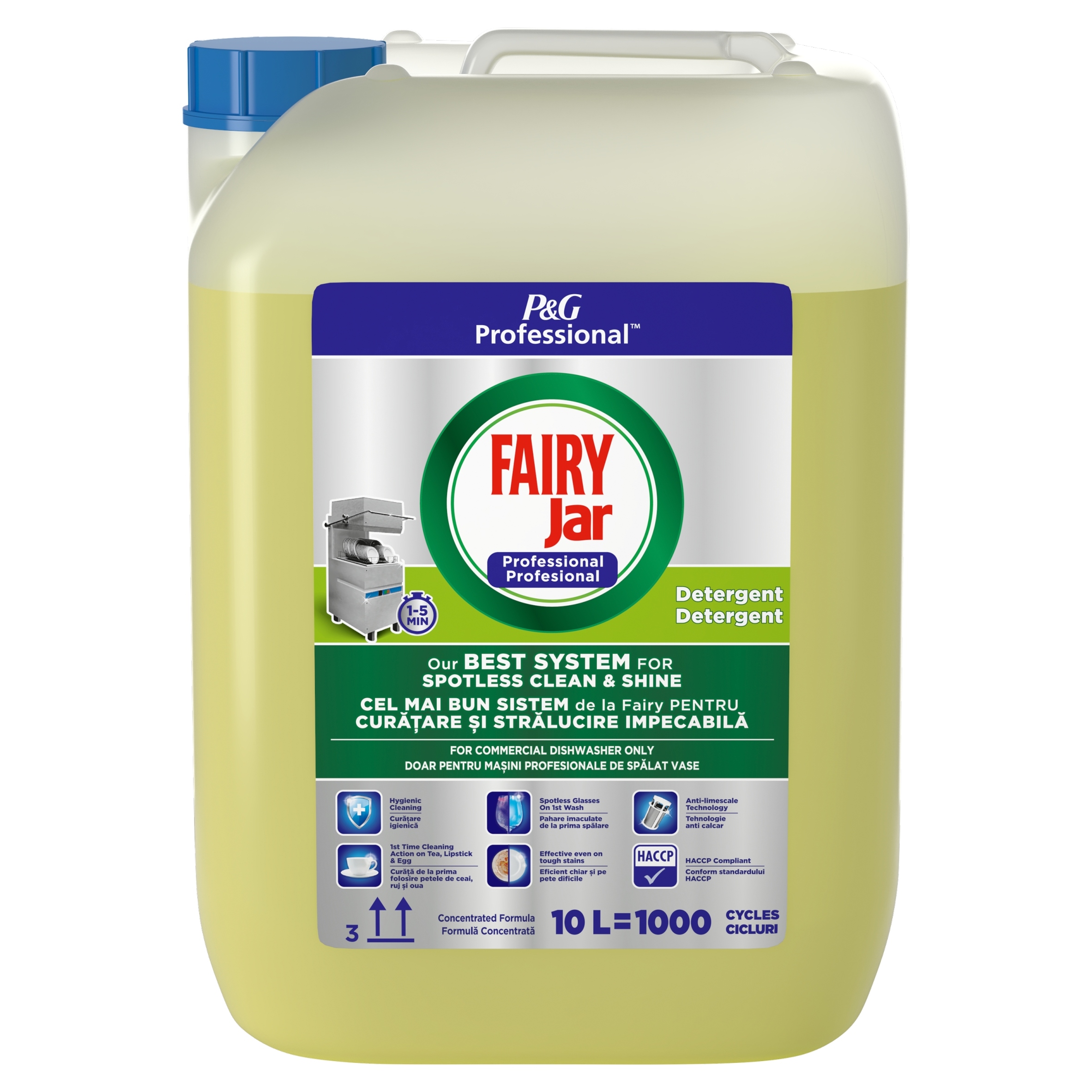 Tekutý přípravek do myčky nádobí Fairy Professional 5 l, koncentrovaný