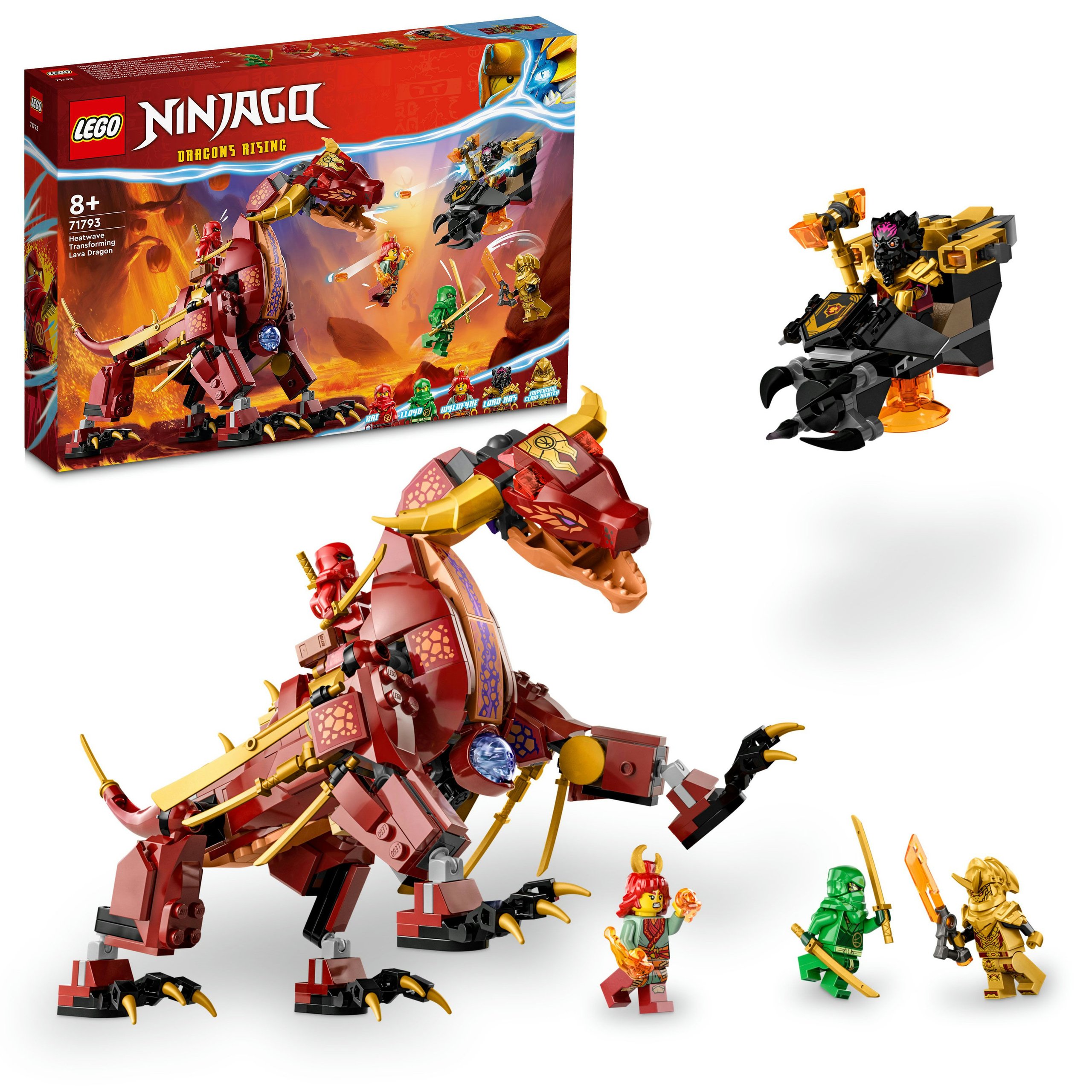 Lego 71793 Ninjago Lávový drak měnící se ve vlnu ohně Stavebnice Originál