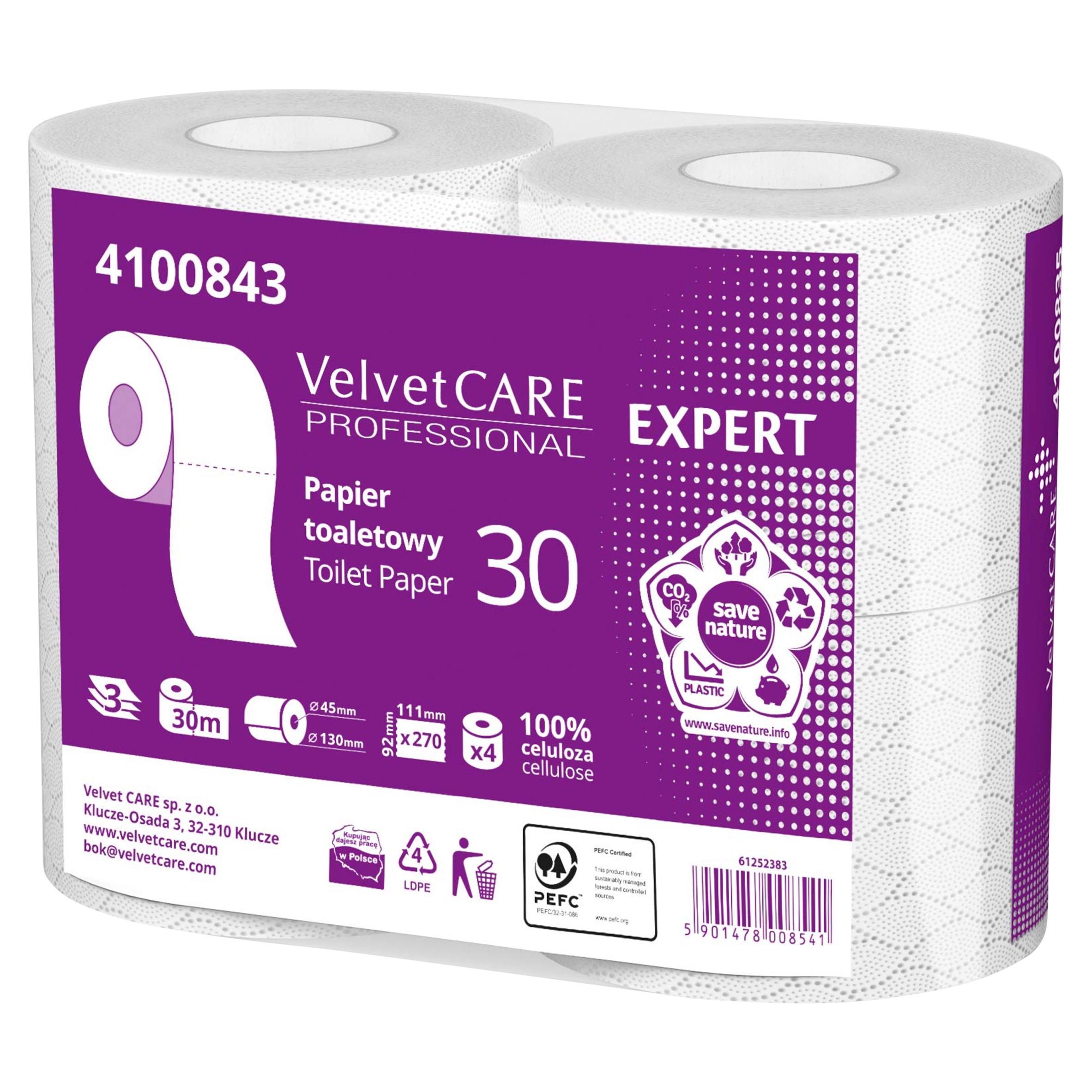 VELVET PAP.TOAL.A 4 EXPERT 3W,30M   8541 — miniatura 4