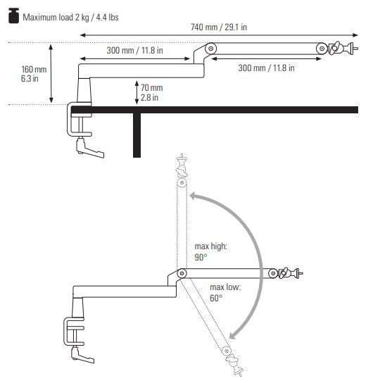 Elgato Wave Mic Arm LP — 14