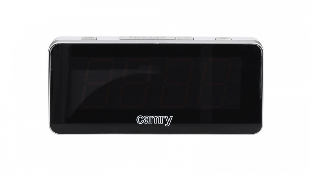 Radiobudzik CR 1156 LED FM/AM 2 Alarmy Drzemka Czarny Camry