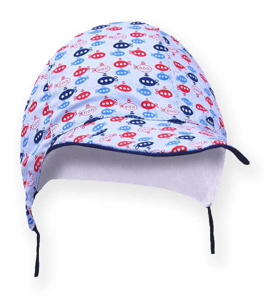 

Yo! Czapka na lato wiązana 100% bawełna 46 cm
