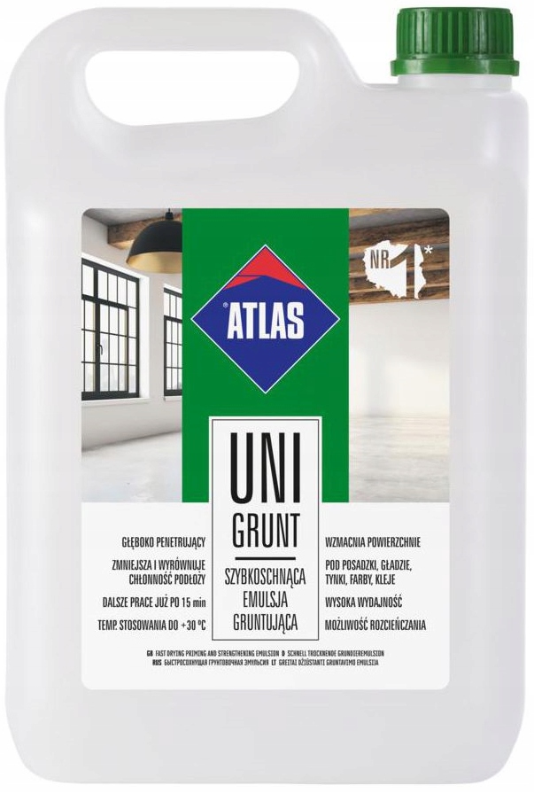 

Atlas Uni-grunt głęboko penetrujący szybkoschnący