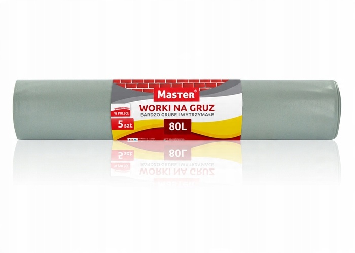 

Worki Na Gruz Śmieci Budowlane Mocne Grube 80L x5