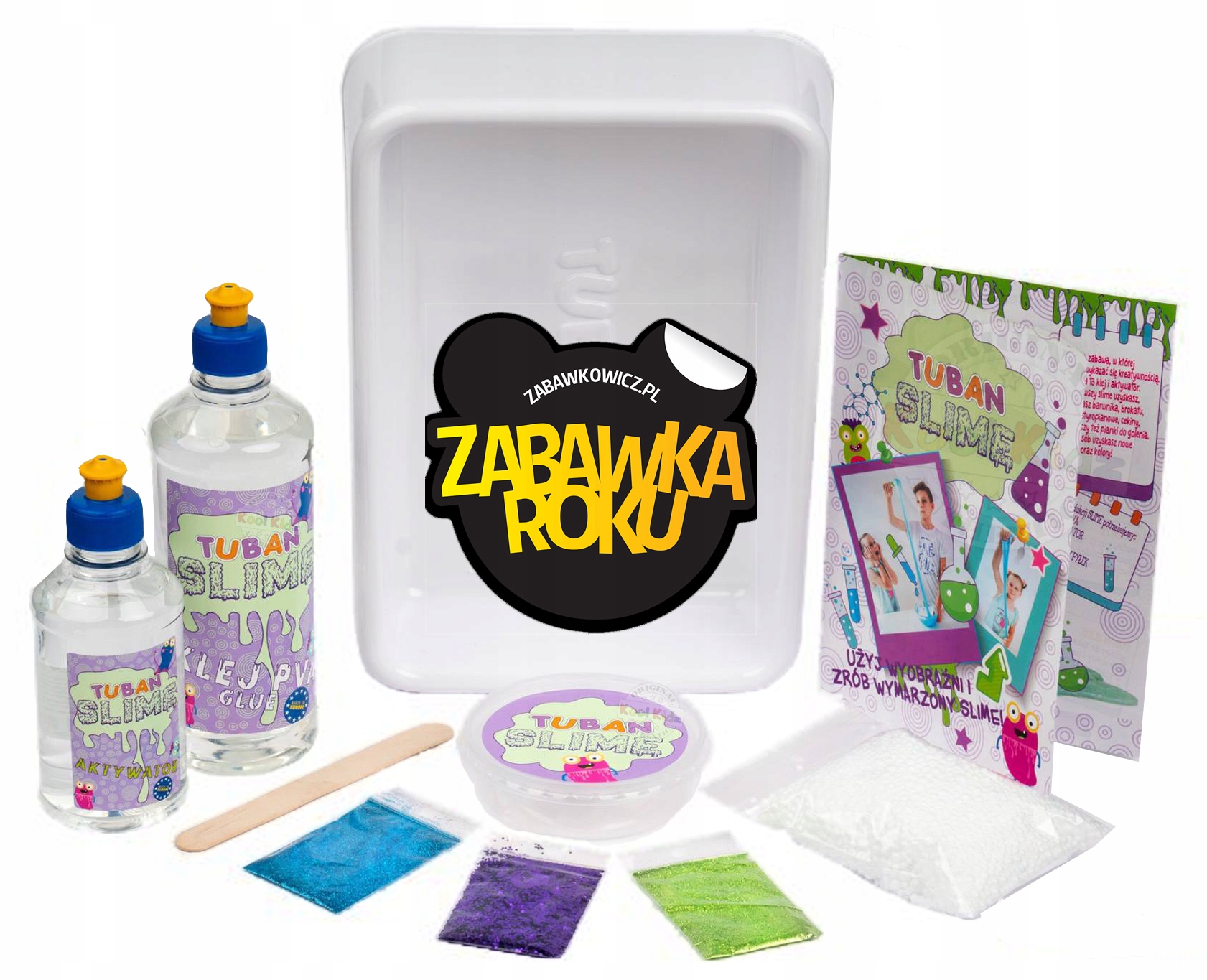 

Slime Gluty Big Zestaw Slime Klej Aktywator