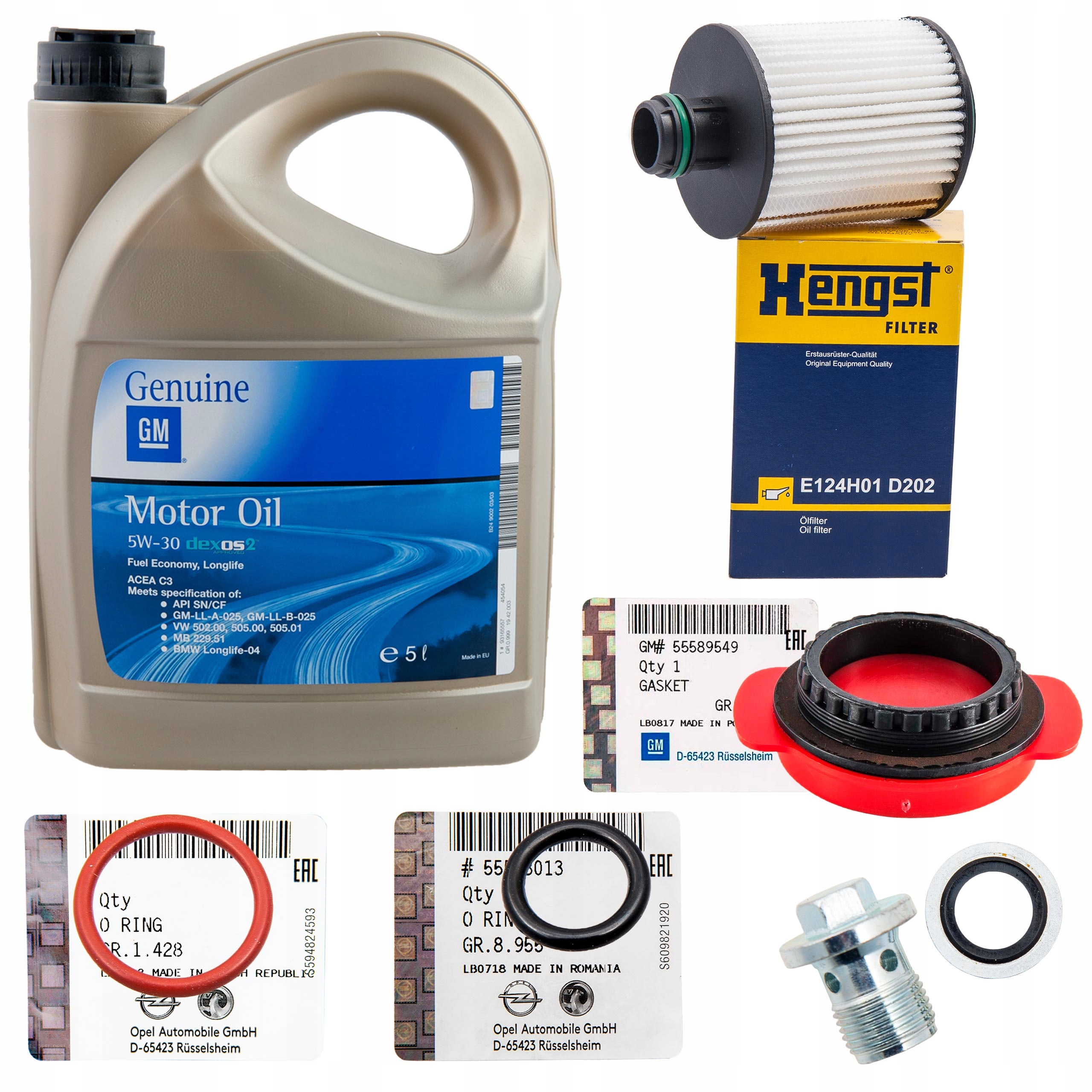 USZCZELKI SMOKA OLEJ GM FILTR OPEL INSIGNIA A 2.0