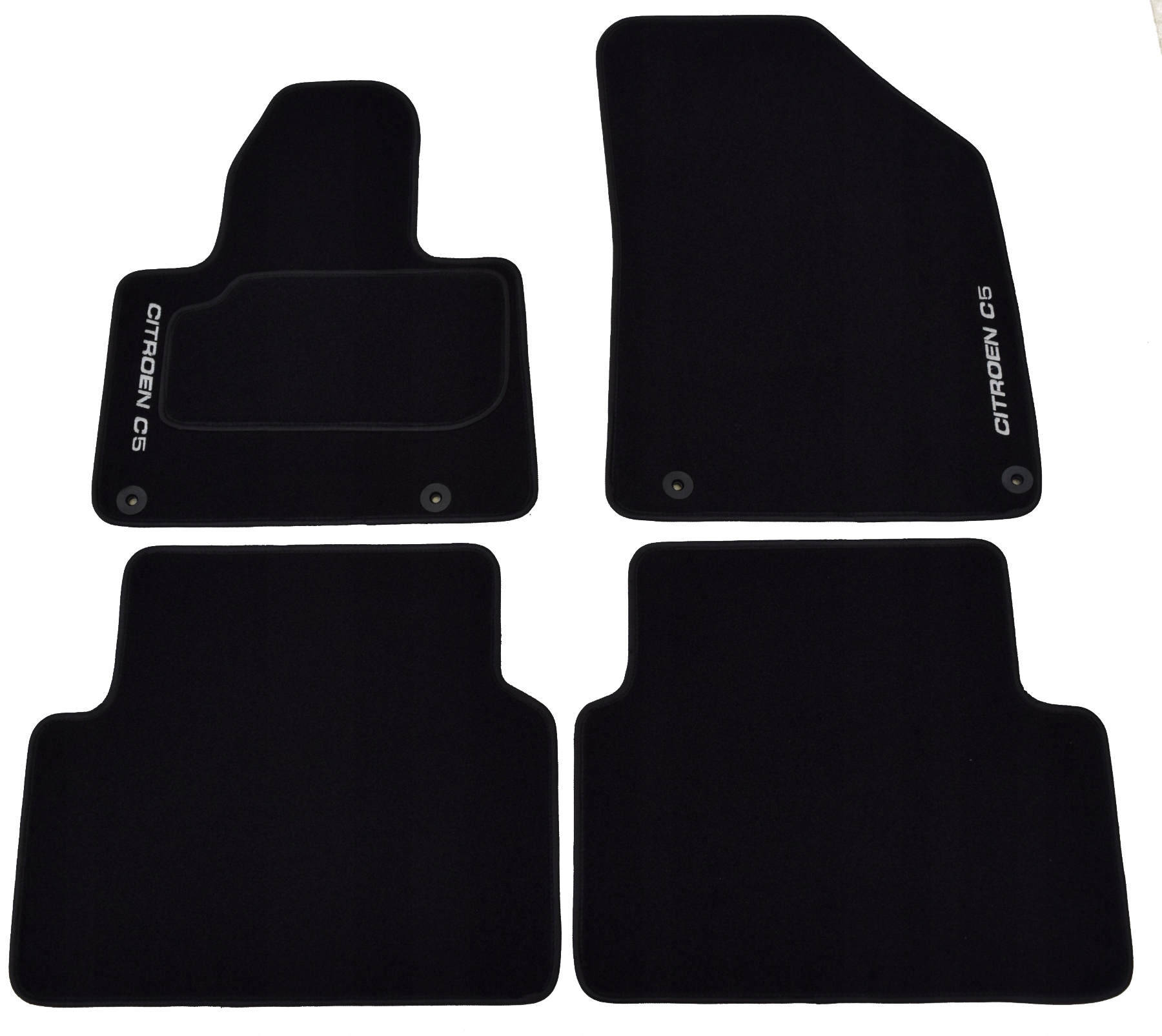 

Citroen C5 II 08-17r. Dywaniki welurowe CL Haft