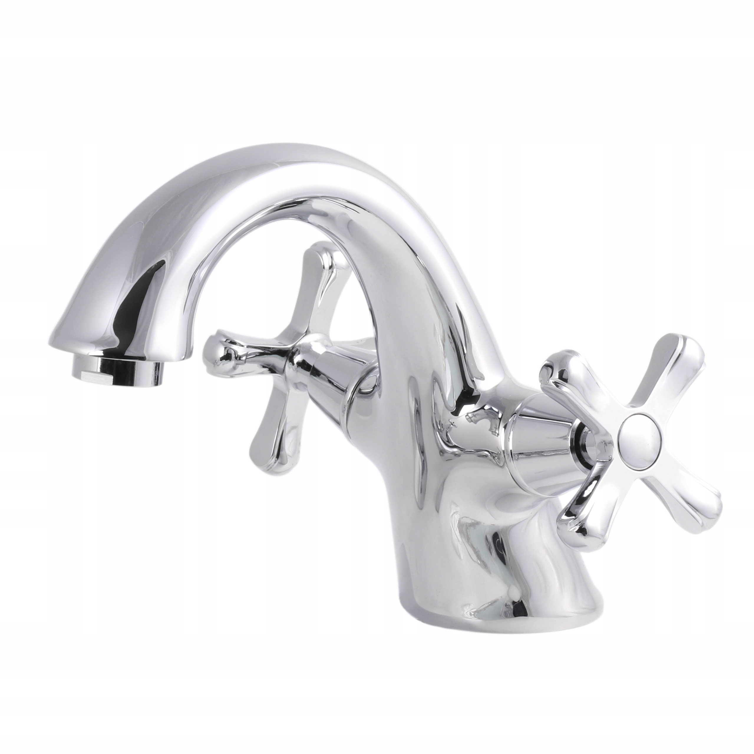 Bateria umywalkowa retro pokrętła kran do umywalki