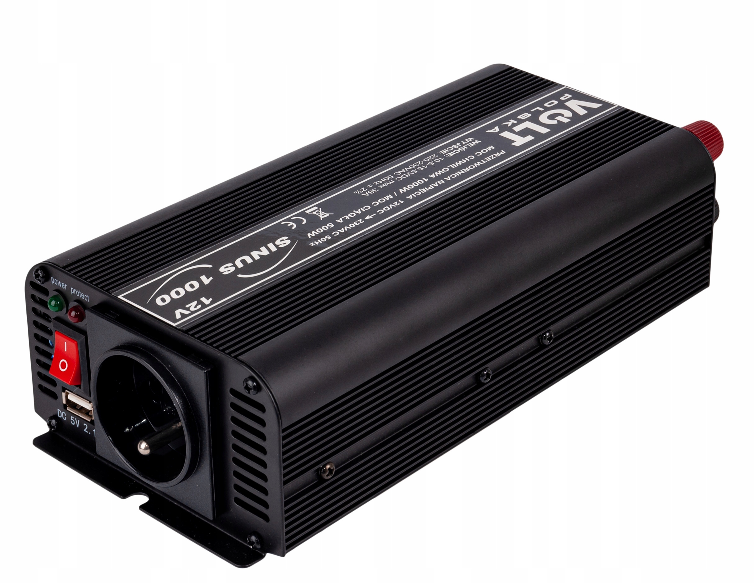 PRZETWORNICA PRADU NAPIECIA SINUS 12V 230V 1000W N Net power 500 W
