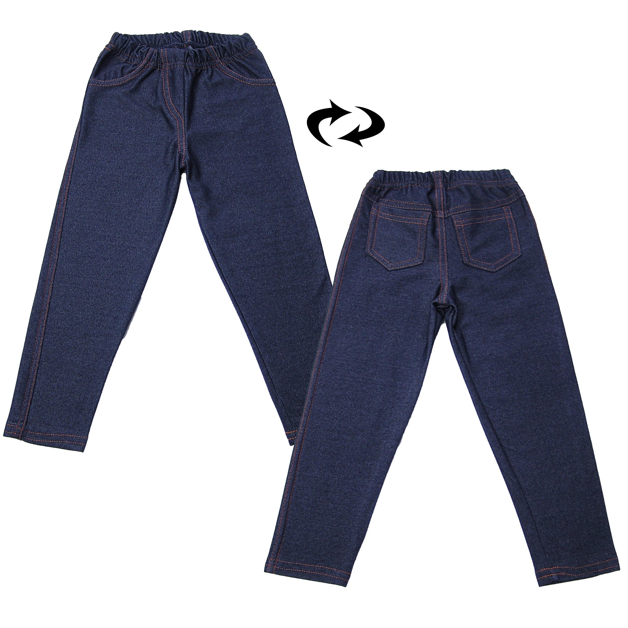 

Getry, legginsy typu jeans granatowy 104