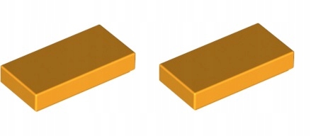 

Lego Płytka płaska 1x2 j pomarańczowy 3069b 2szt