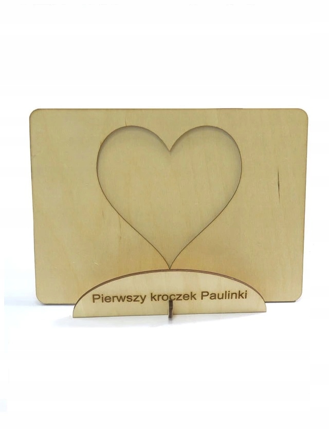 

Serce Prezent Ramka Na Zdjęcie + Twój Grawer KD45