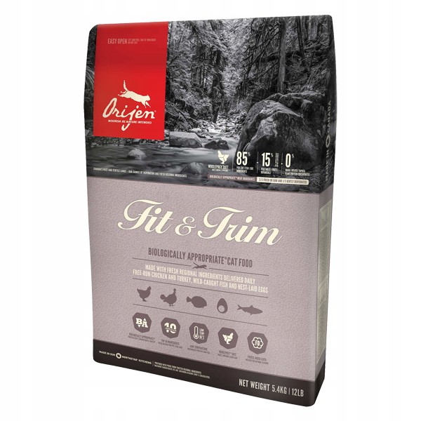 Suché krmivo Orijen bez obilovin pro kočky 1,8 kg mix chutí