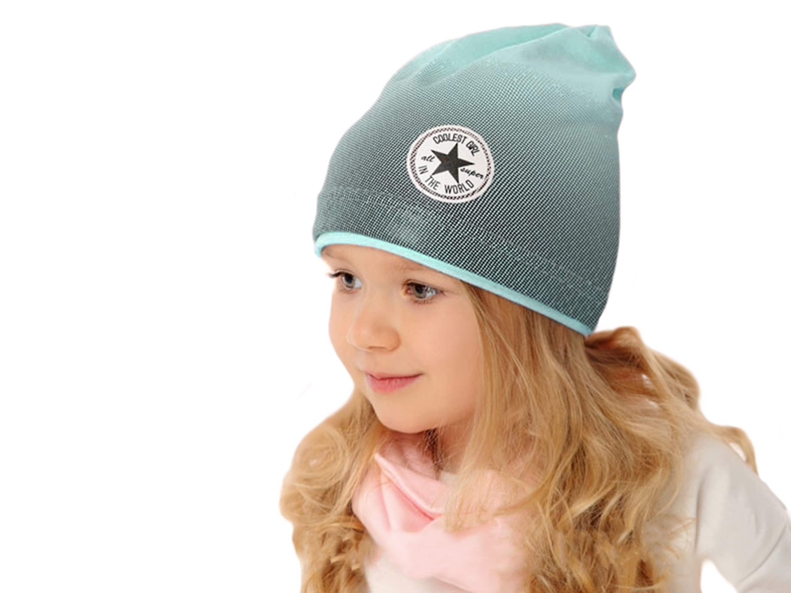 

czapka Wiosna Jesień smerfetka 48 50 Bawełna kolor