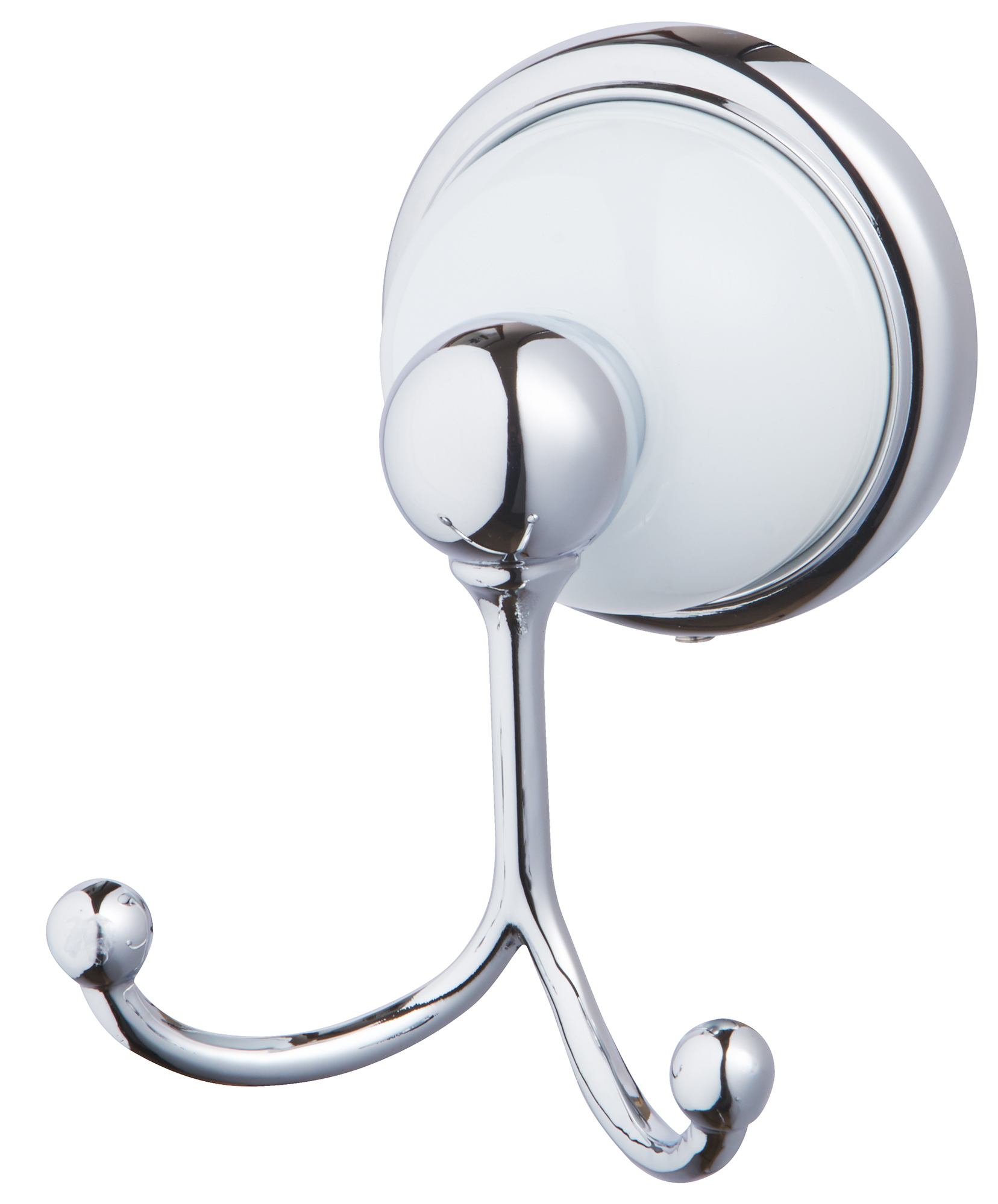 GRENADA BISK WIESZACZEK PODWÓJNY CHROM/BIAŁY 06911