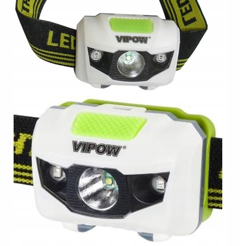 Latarka czołowa Led 3W 3xAAA dioda 3xLED Cob 120lm czołówka nagłowna mocna