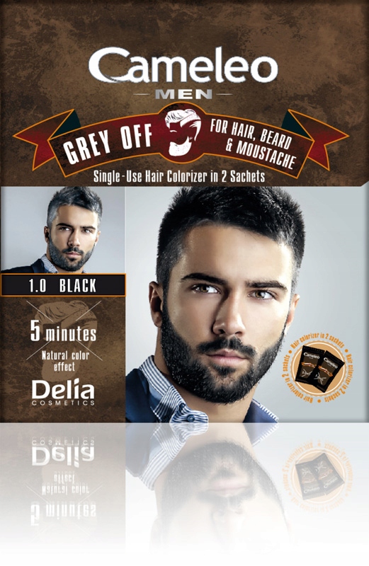 

Delia Cameleo Men Farba Do Brody Wąsów 1.0 czarna
