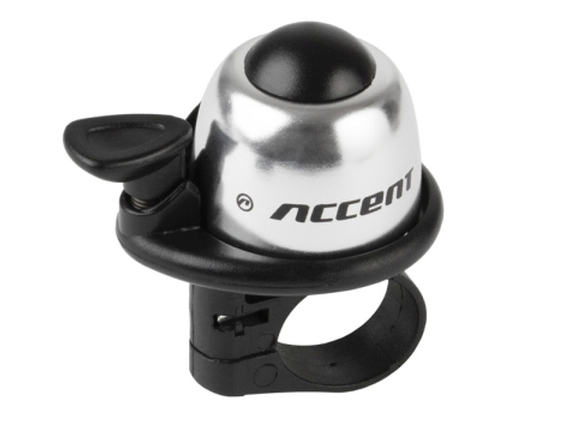

Accent Dong Dzwonek rowerowy Srebrny