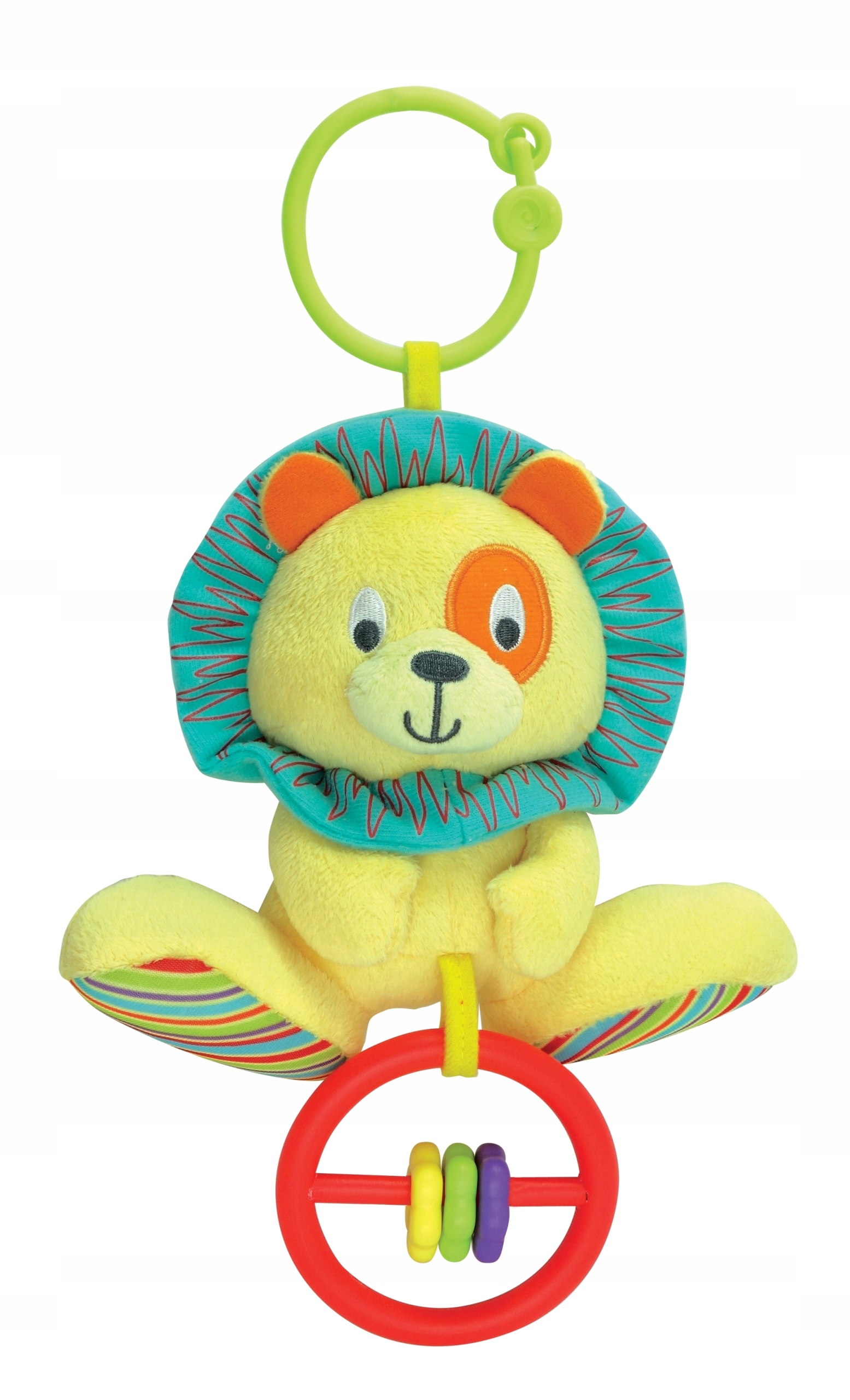 ZAWIESZKA DO WÓZKA GRZECHOTKA GRYZAK LEW SMILY