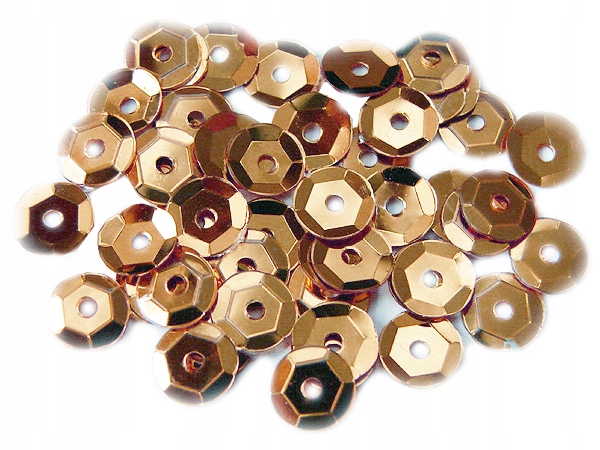 Cekiny Koła Łamane 6 mm 6g ok.500 szt. C66brj
