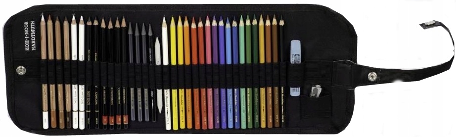 Koh-I-Noor zestaw artystyczny w etui czarny 8891/5