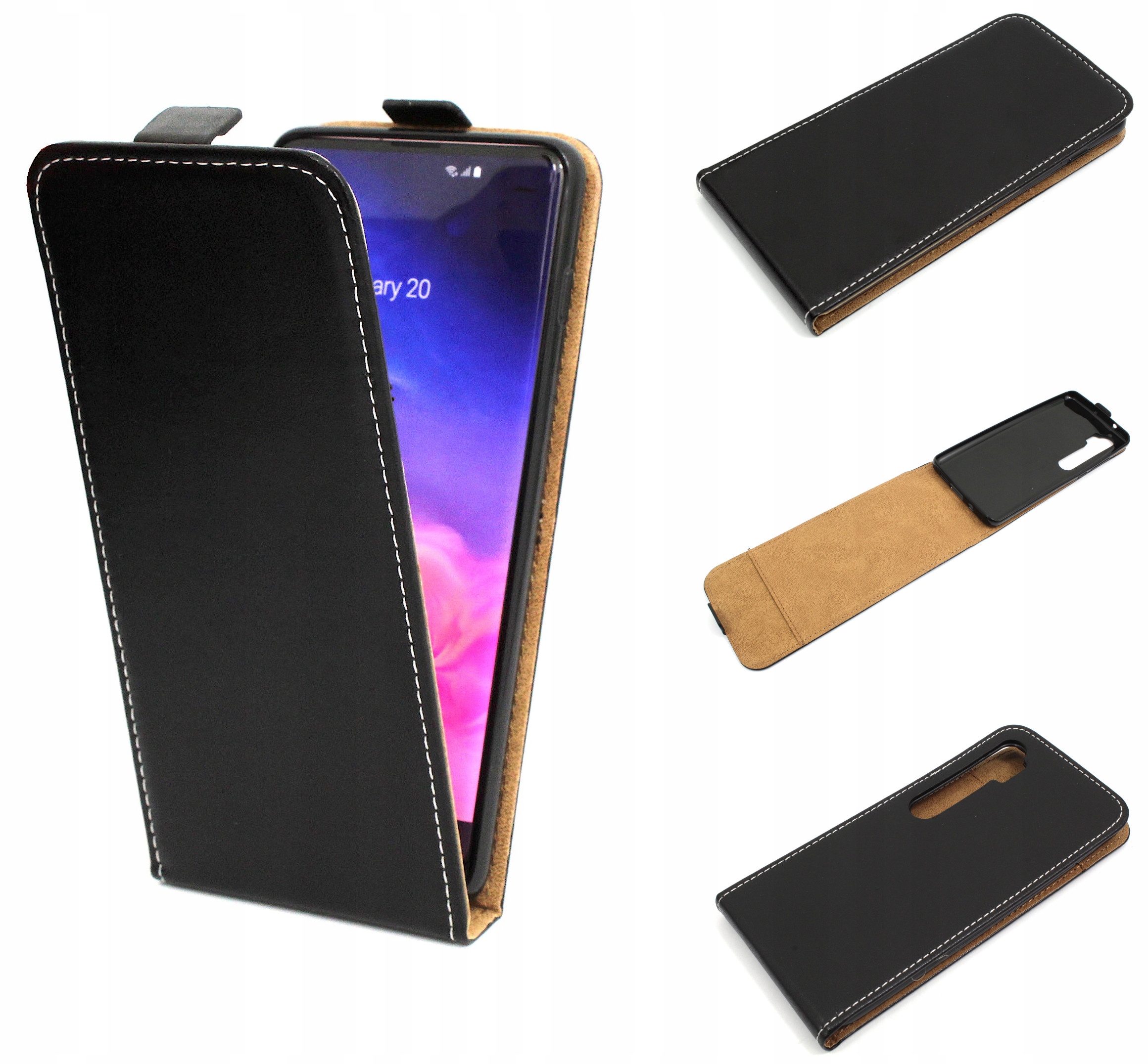

Etui Z Klapką Hq do Xia Mi Note 10 10 Pro czarne